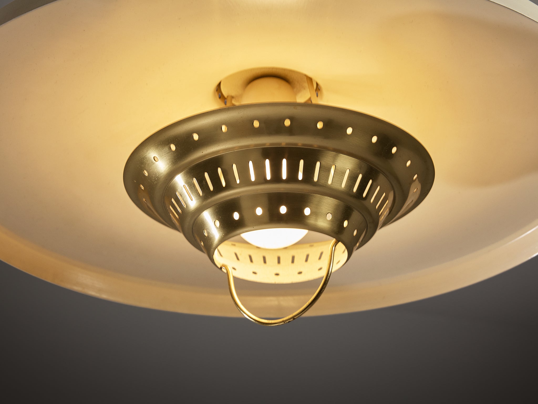 Boréns Swedish Pendant Light in Brass with Counterweight