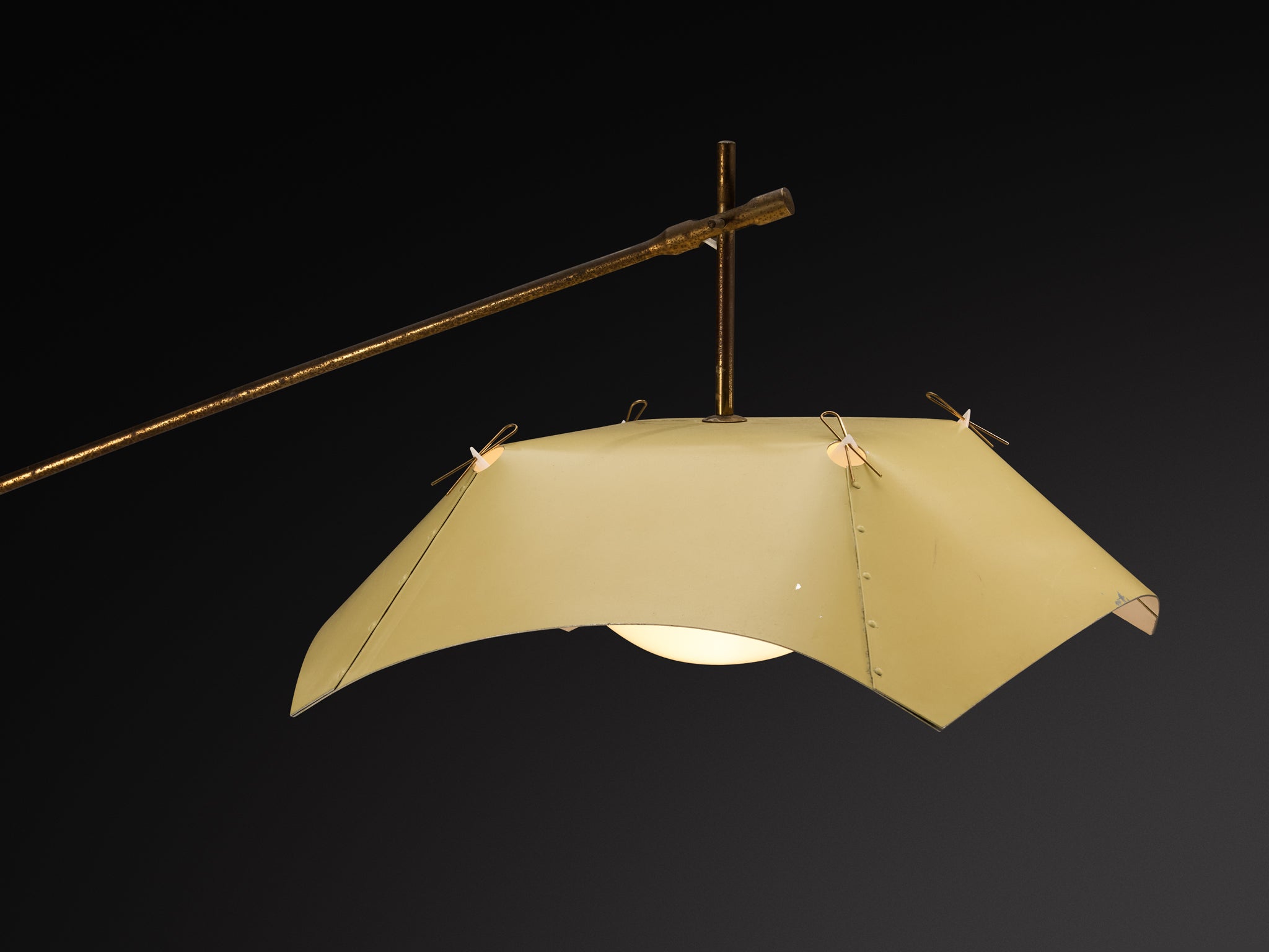 Rare Angelo Lelii for Arredoluce Floor Lamp Lighting Morentz