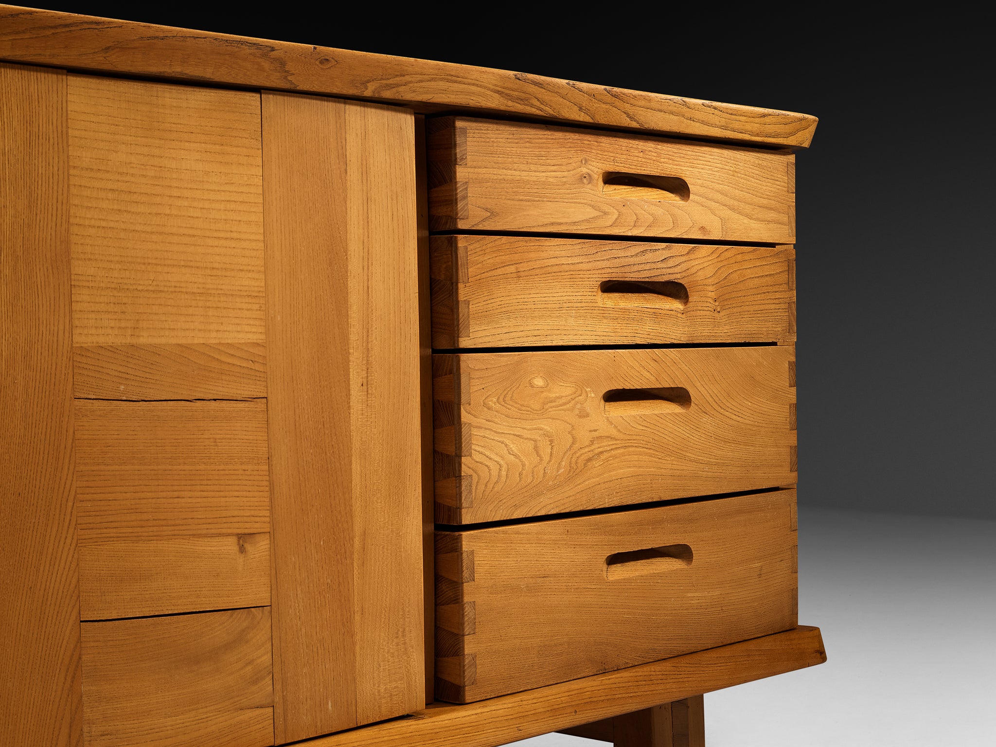 Roland Haeusler for Maison Regain Sideboard in Solid Elm