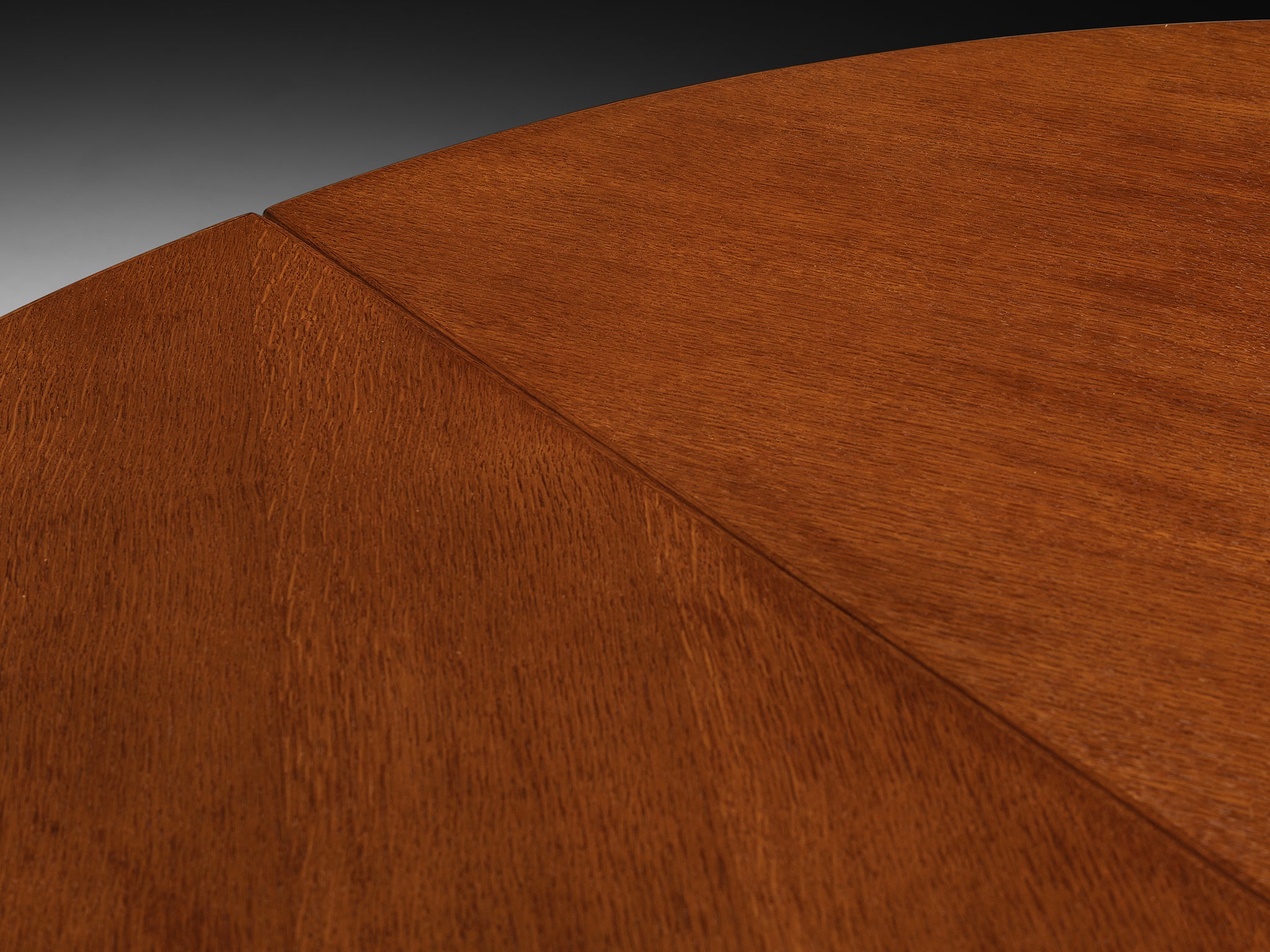 Mid-Century Dutch Dining Table in Oak with Cross-Base Tables Morentz