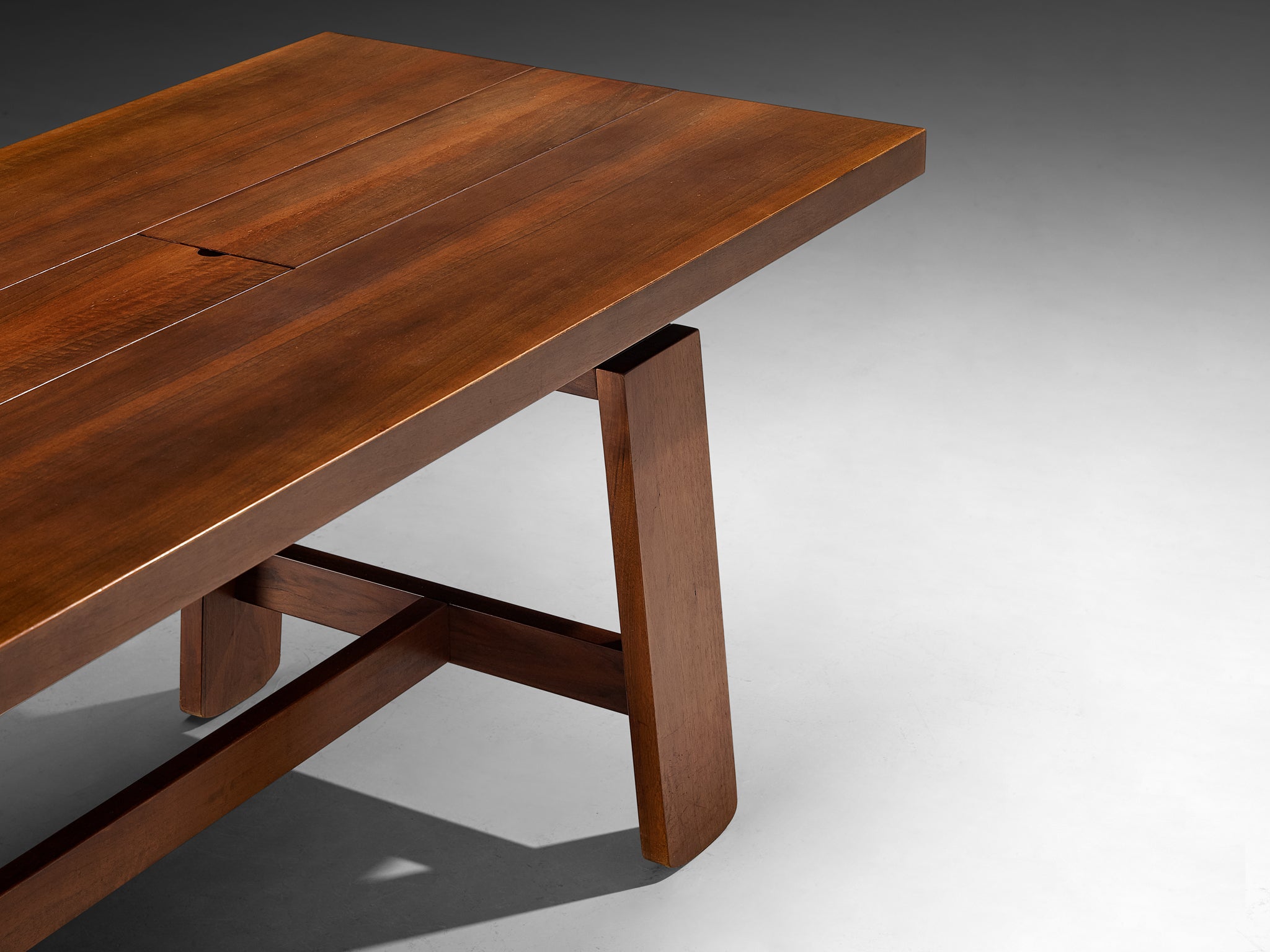 Silvio Coppola for Bernini Dining Table in Walnut Tables Morentz