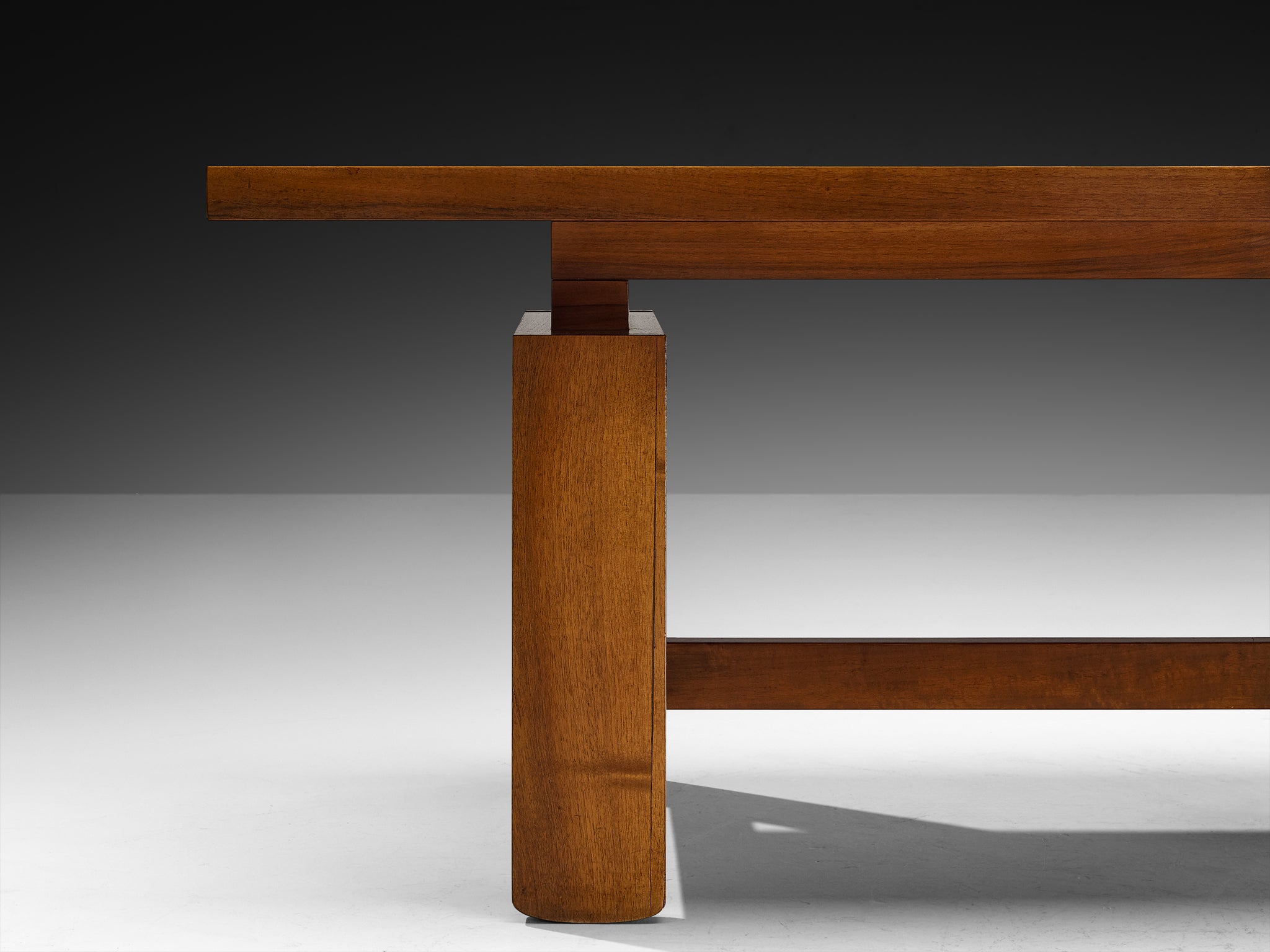 Silvio Coppola for Bernini Dining Table in Walnut Tables Morentz