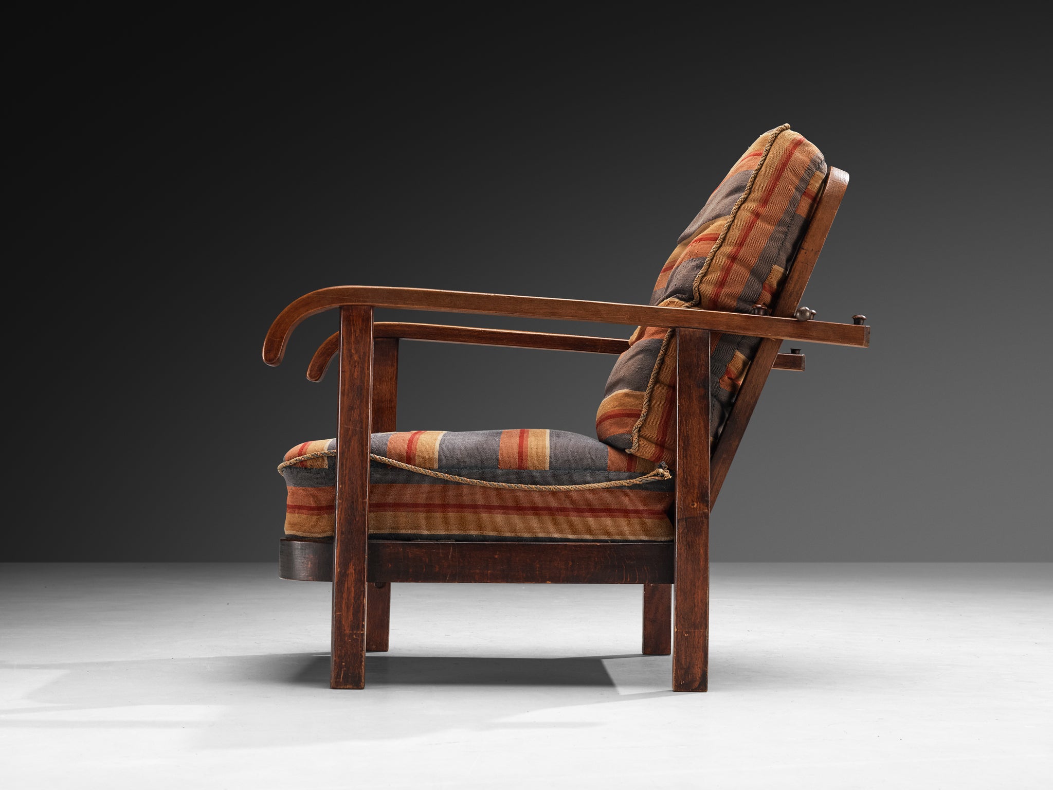 Pair of Thonet Reclining Lounge Chairs in Bentwood Seating Morentz