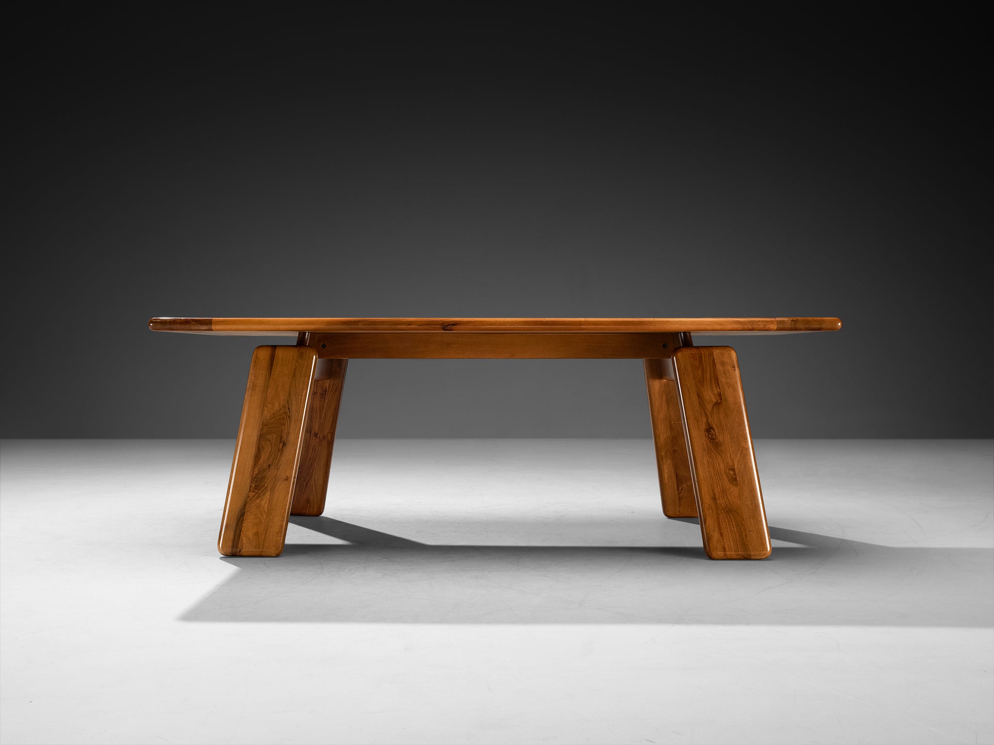 Mario Marenco for Mobil Girgi 'Sapporo' Dining Table in Walnut Tables Morentz