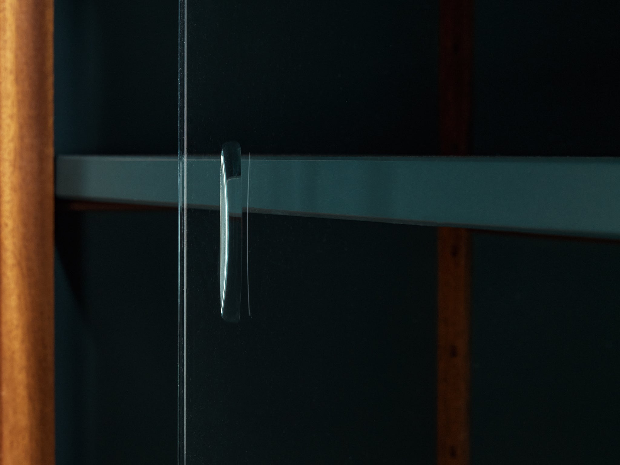 André Sornay Rare Bookcase with Sliding-Doors Case pieces and storage cabinets Morentz