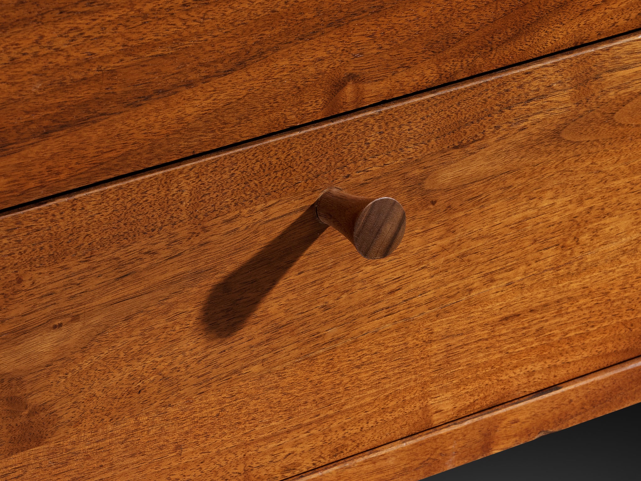 Phillip Lloyd Powell Custom-Made Chest of Drawers in Solid Walnut Case pieces and storage cabinets Morentz