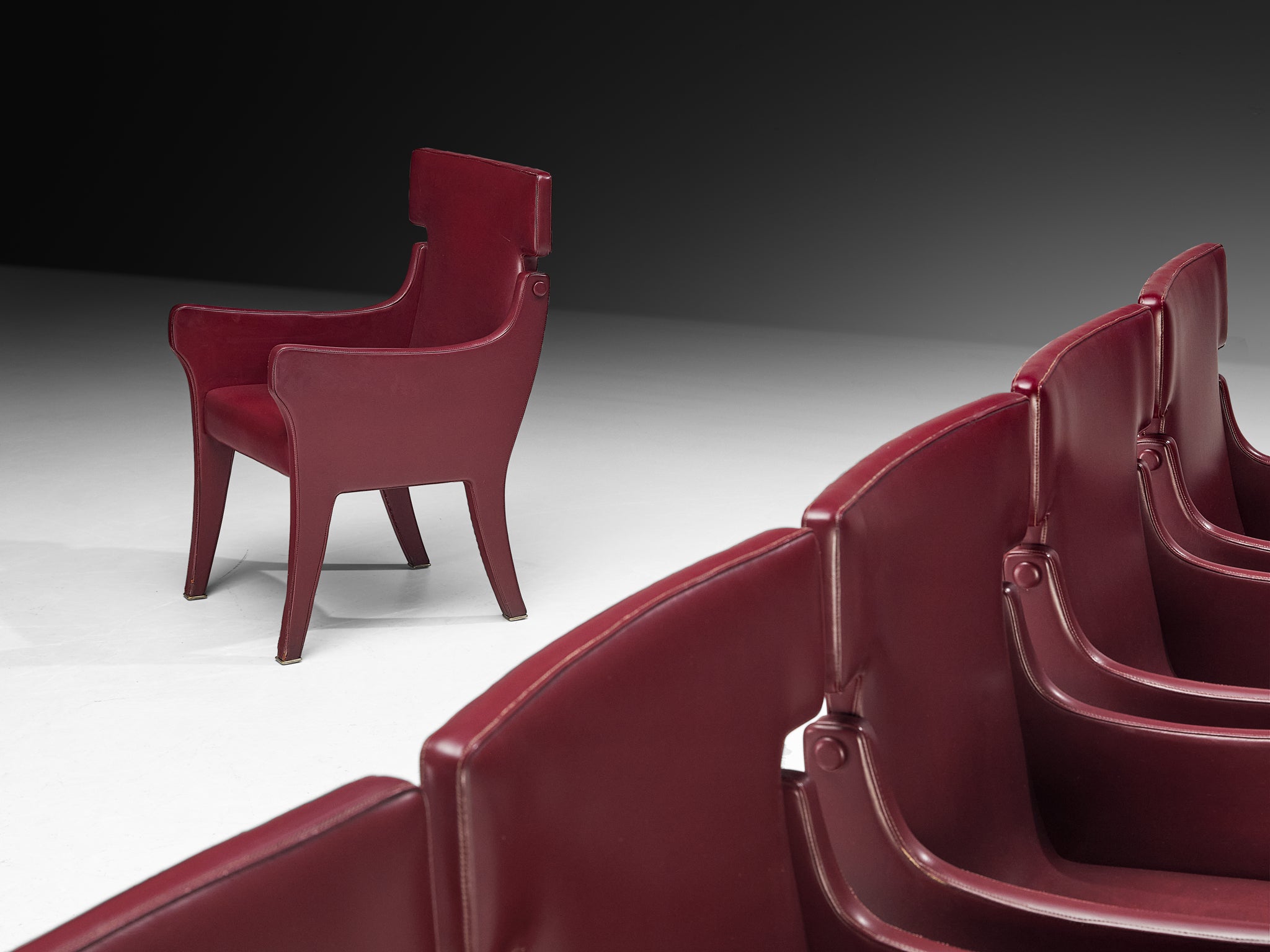 Ignazio Gardella for Azucena Set of Six 'R63' Armchairs