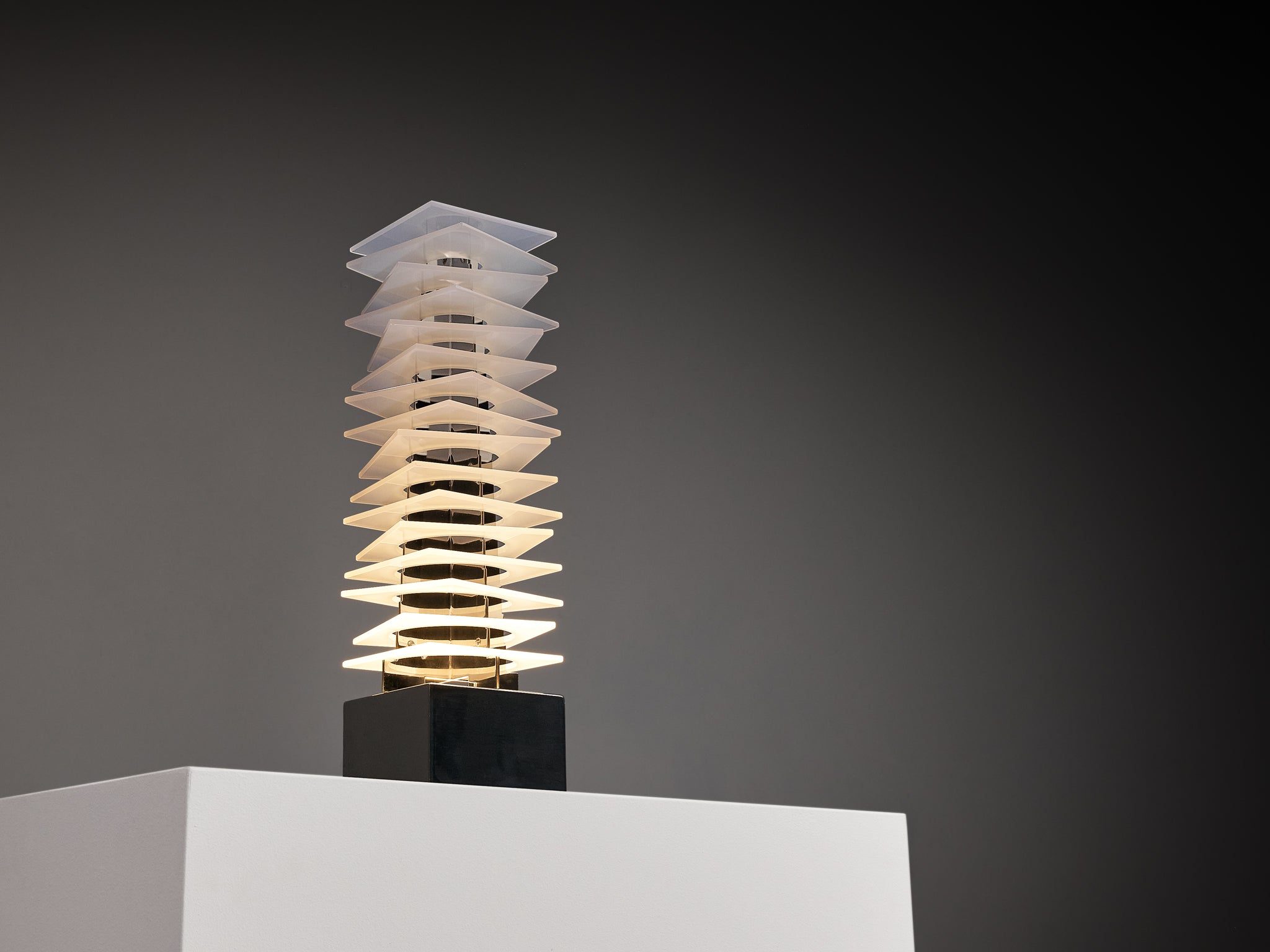 Fabrizio Cocchia for New Lamp 'Ziggurat' Table Lamp Lighting Morentz