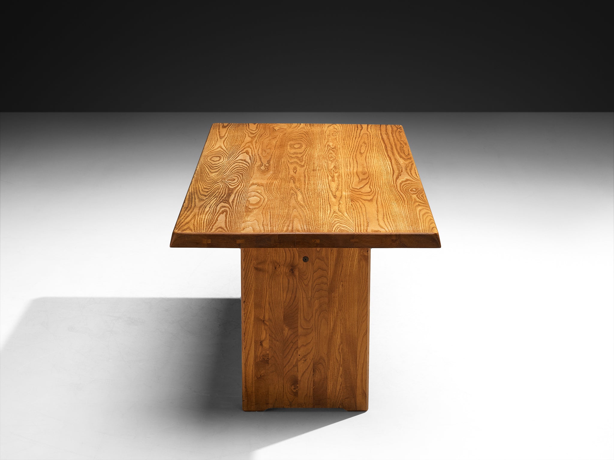 Early Pierre Chapo 'T14C' Table in Solid Elm Tables Morentz