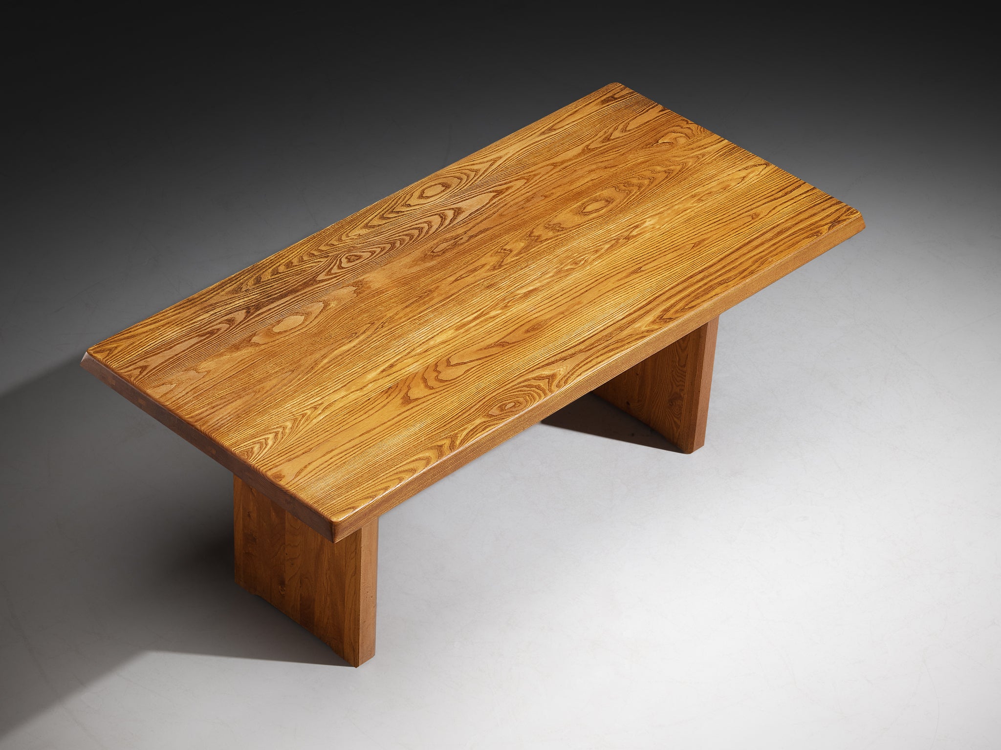 Early Pierre Chapo 'T14C' Table in Solid Elm Tables Morentz