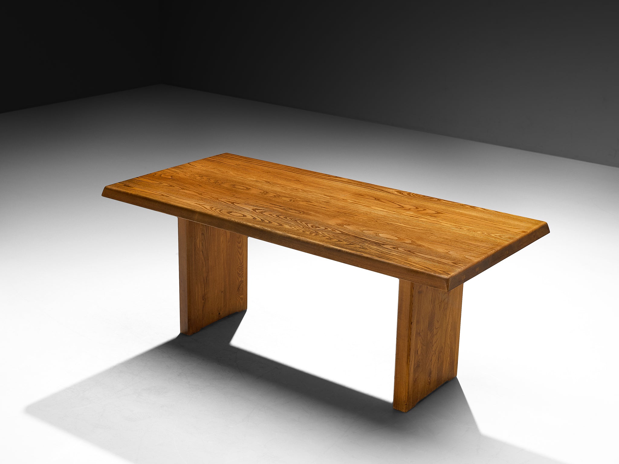 Early Pierre Chapo 'T14C' Table in Solid Elm Tables Morentz