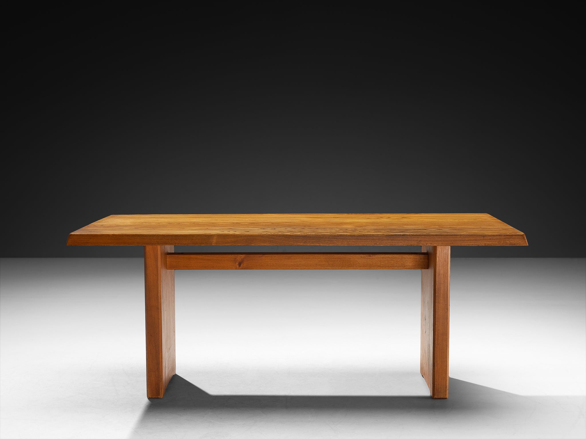 Early Pierre Chapo 'T14C' Table in Solid Elm Tables Morentz