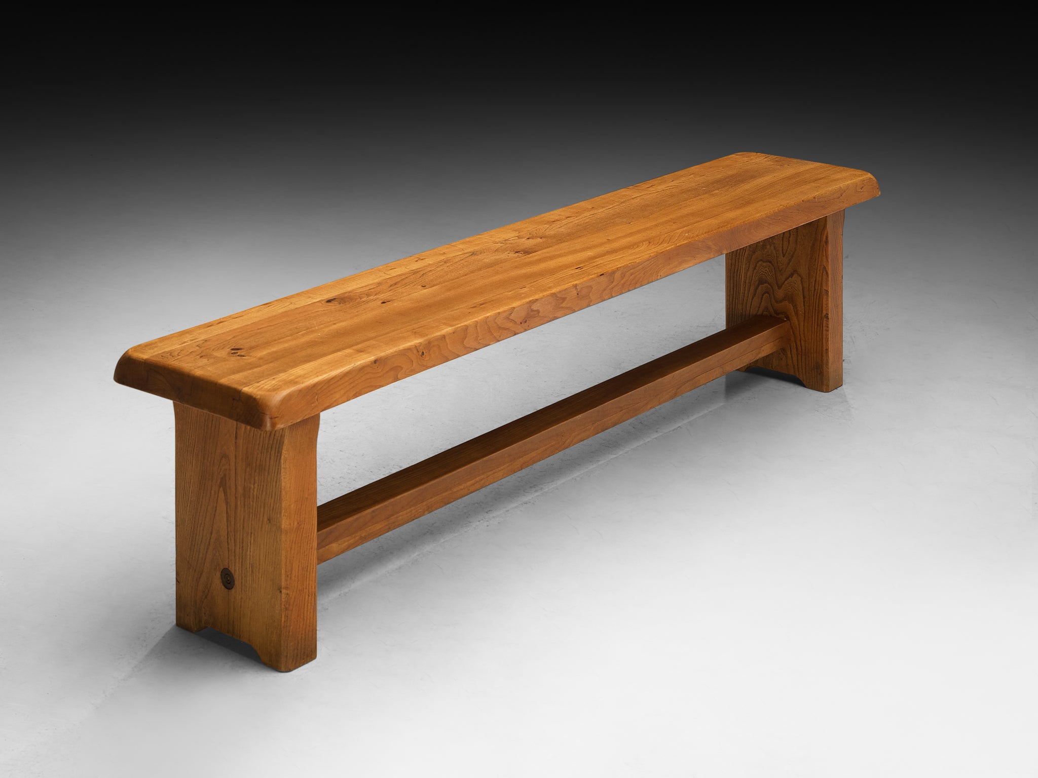 Pierre Chapo 'S14B' Bench in Solid Elm Seating Morentz