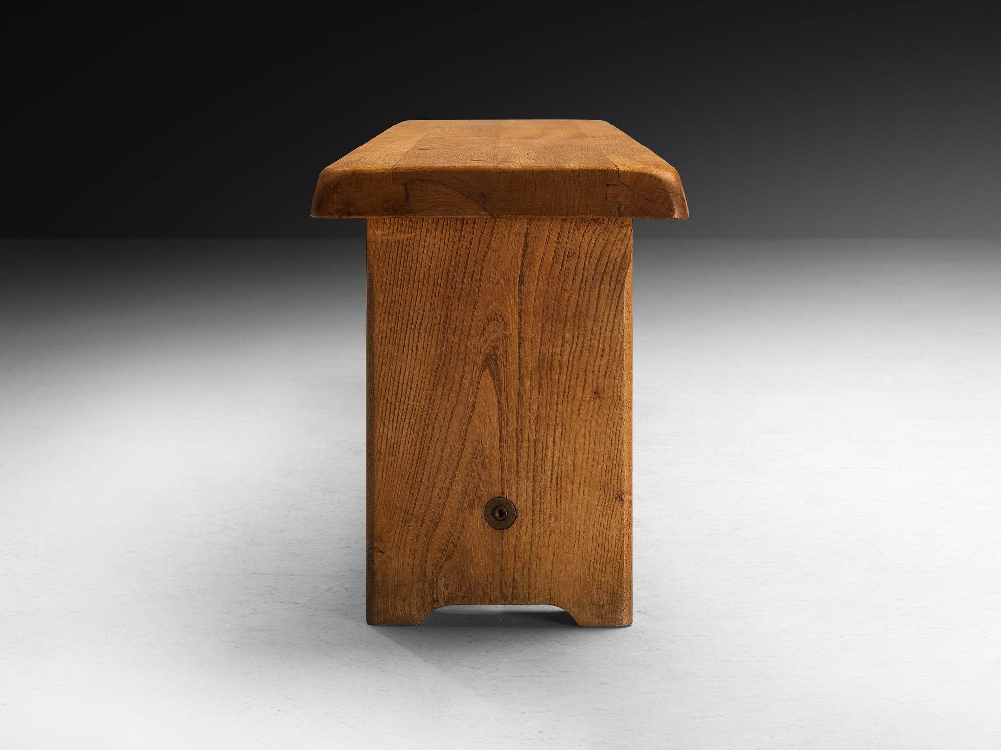 Pierre Chapo 'S14B' Bench in Solid Elm Seating Morentz
