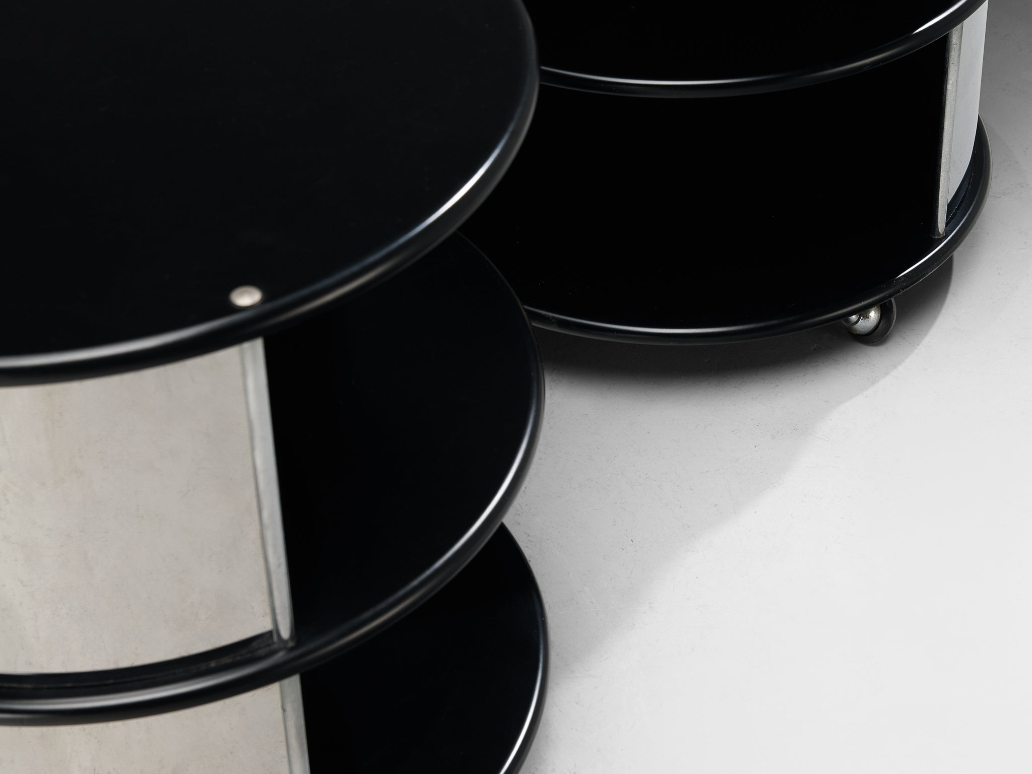 Postmodern Italian Pair of Bed or Side Tables