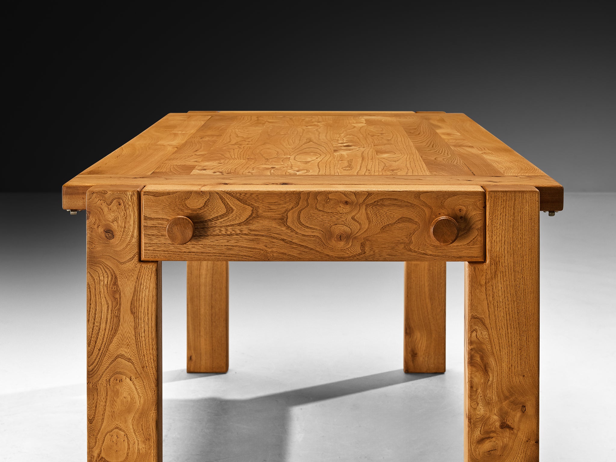 Maison Regain Dining Table in Elm Tables Morentz
