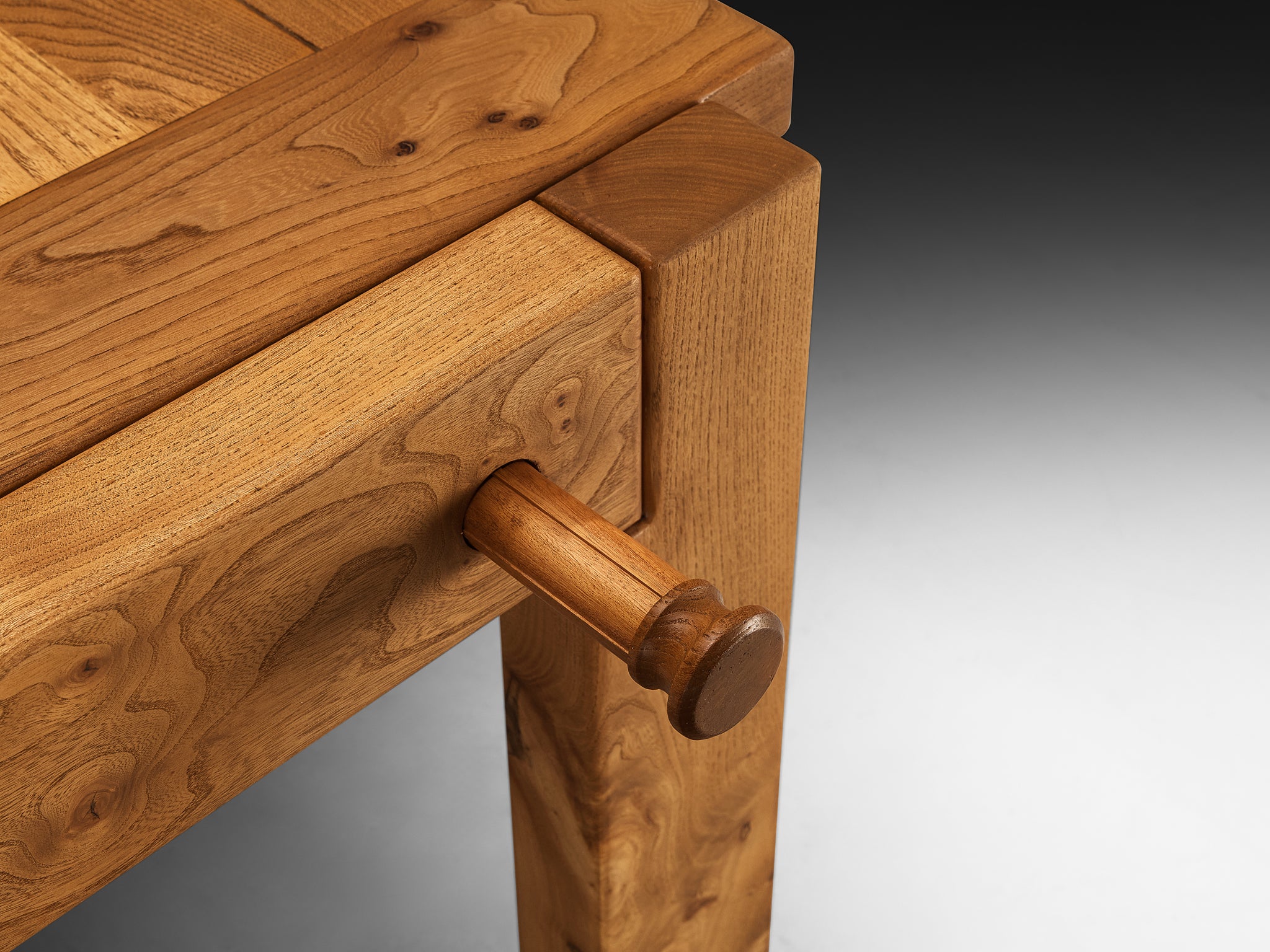 Maison Regain Dining Table in Elm Tables Morentz