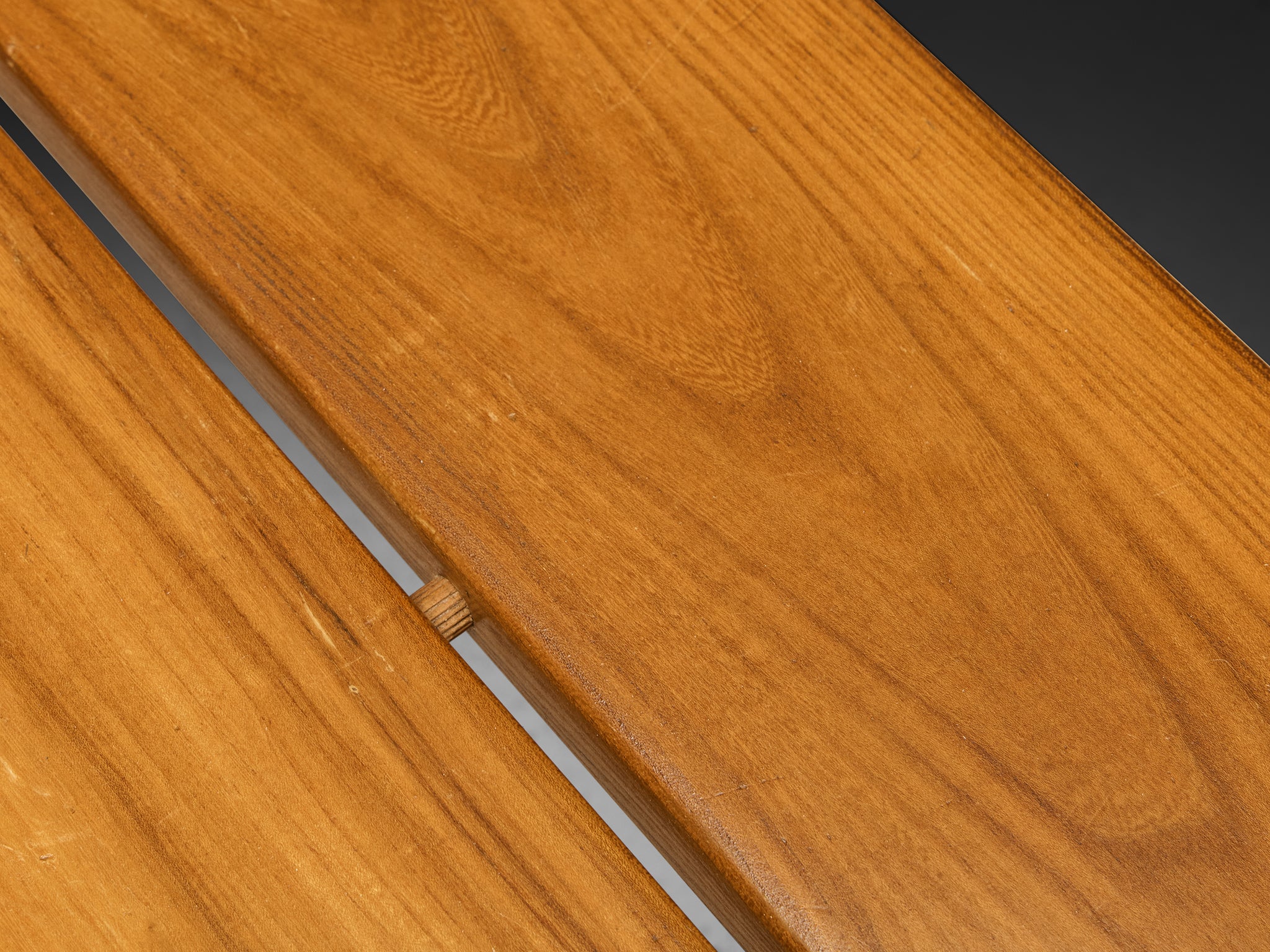 Maison Regain Grid Side Benches in Elm Seating Morentz