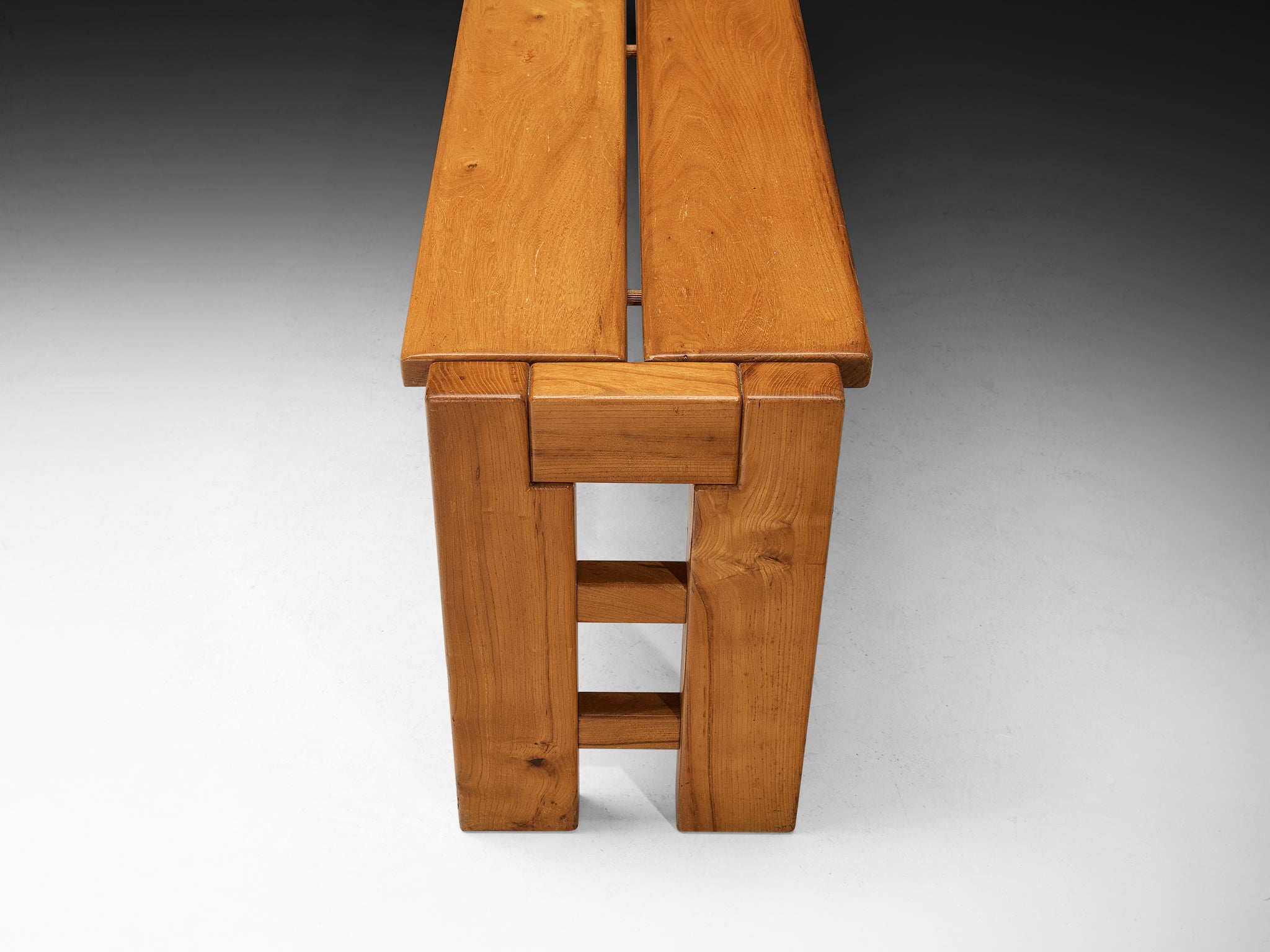 Maison Regain Grid Side Benches in Elm Seating Morentz