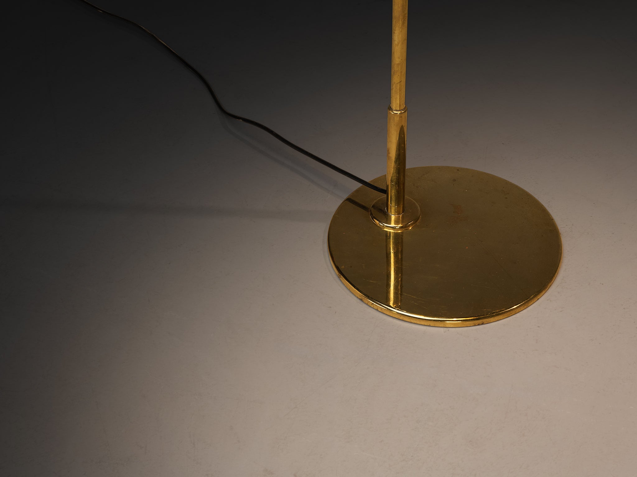 Early Paavo Tynell for Taito Oy '9613' Floor Lamp in Brass Lighting Morentz
