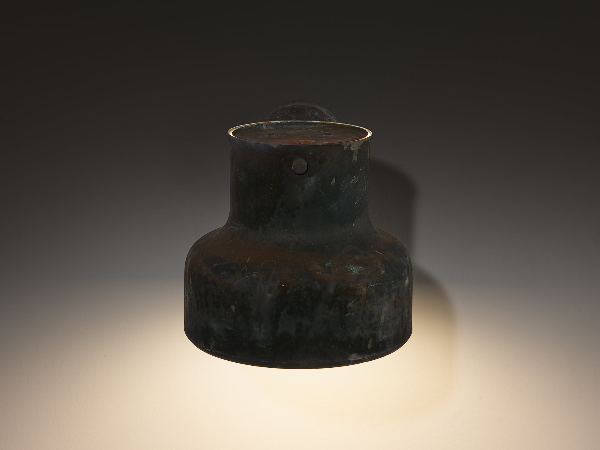 Anders Pehrson for Ateljé Lyktan 'Bumling Utomhus' Wall Light in Copper Lighting Morentz