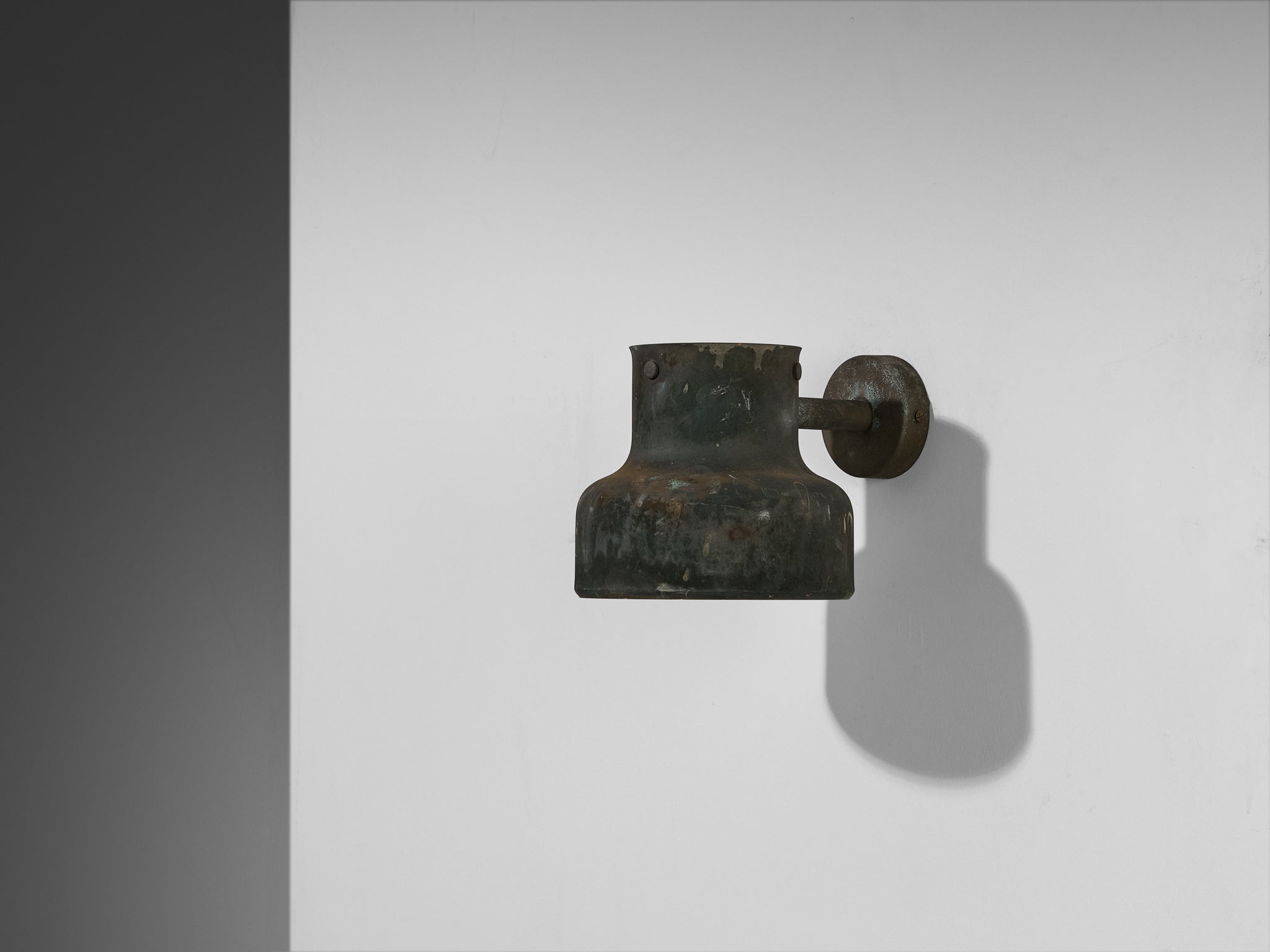 Anders Pehrson for Ateljé Lyktan 'Bumling Utomhus' Wall Light in Copper Lighting Morentz