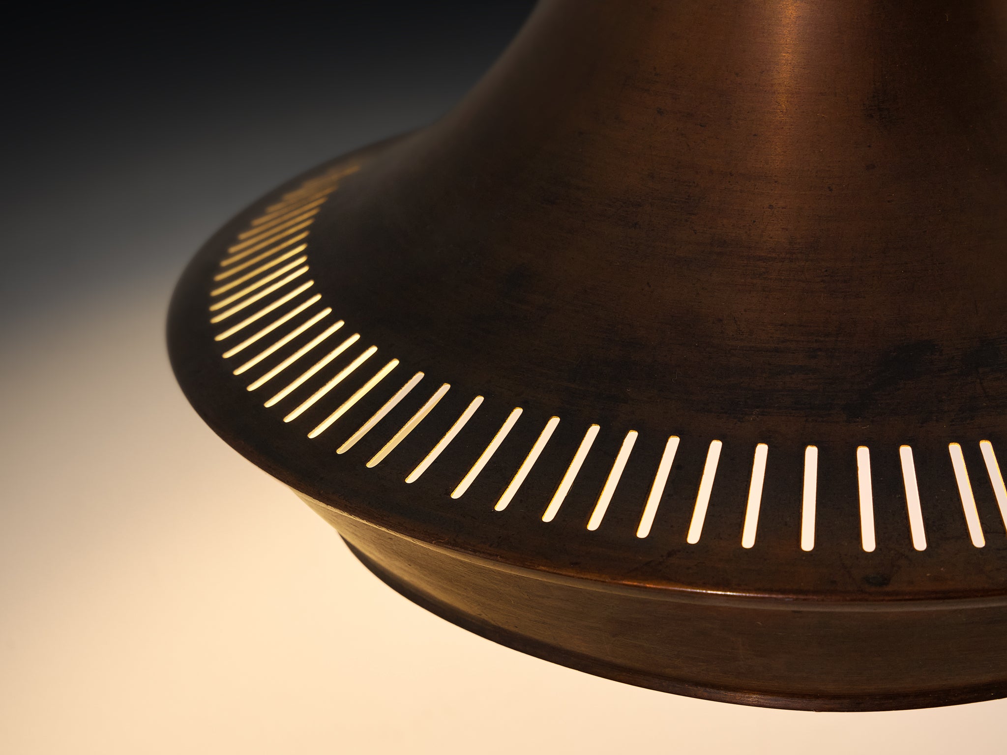 Scandinavian Wall Light in Patinated Copper Lighting Morentz