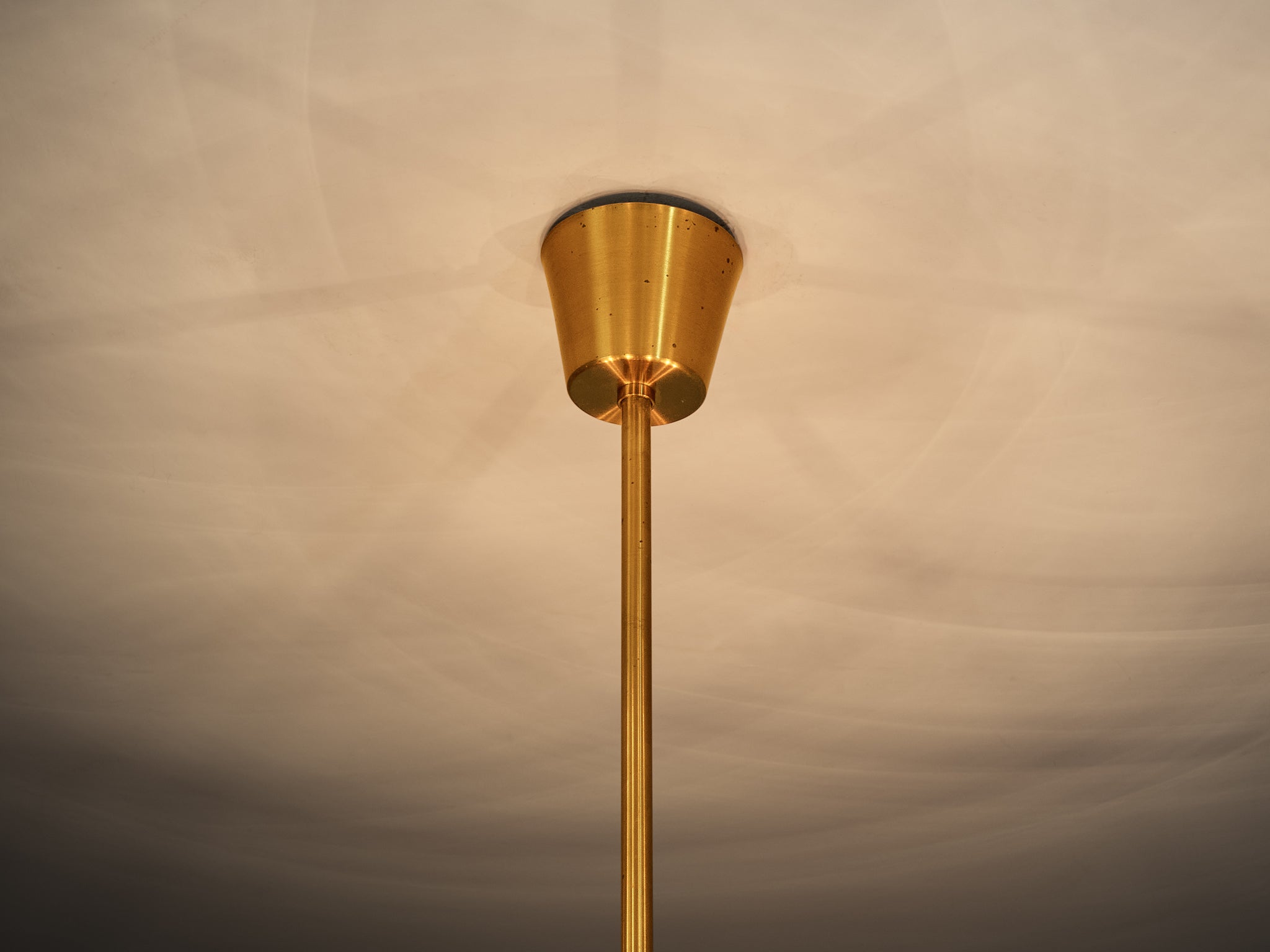 Holger Johansson for Westal Chandelier in Smoked Glass and Brass 92cm/36in