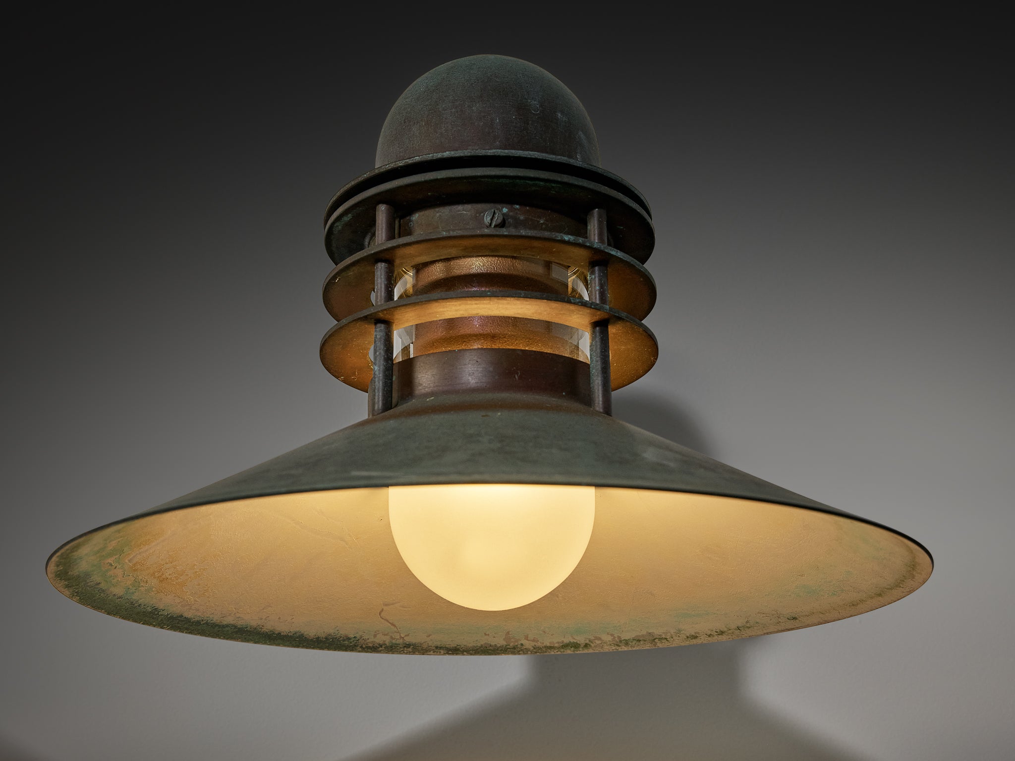 Homann & Kjær for Louis Poulson Wall Lamps ‘Nyhavn’ in Copper Lighting Morentz