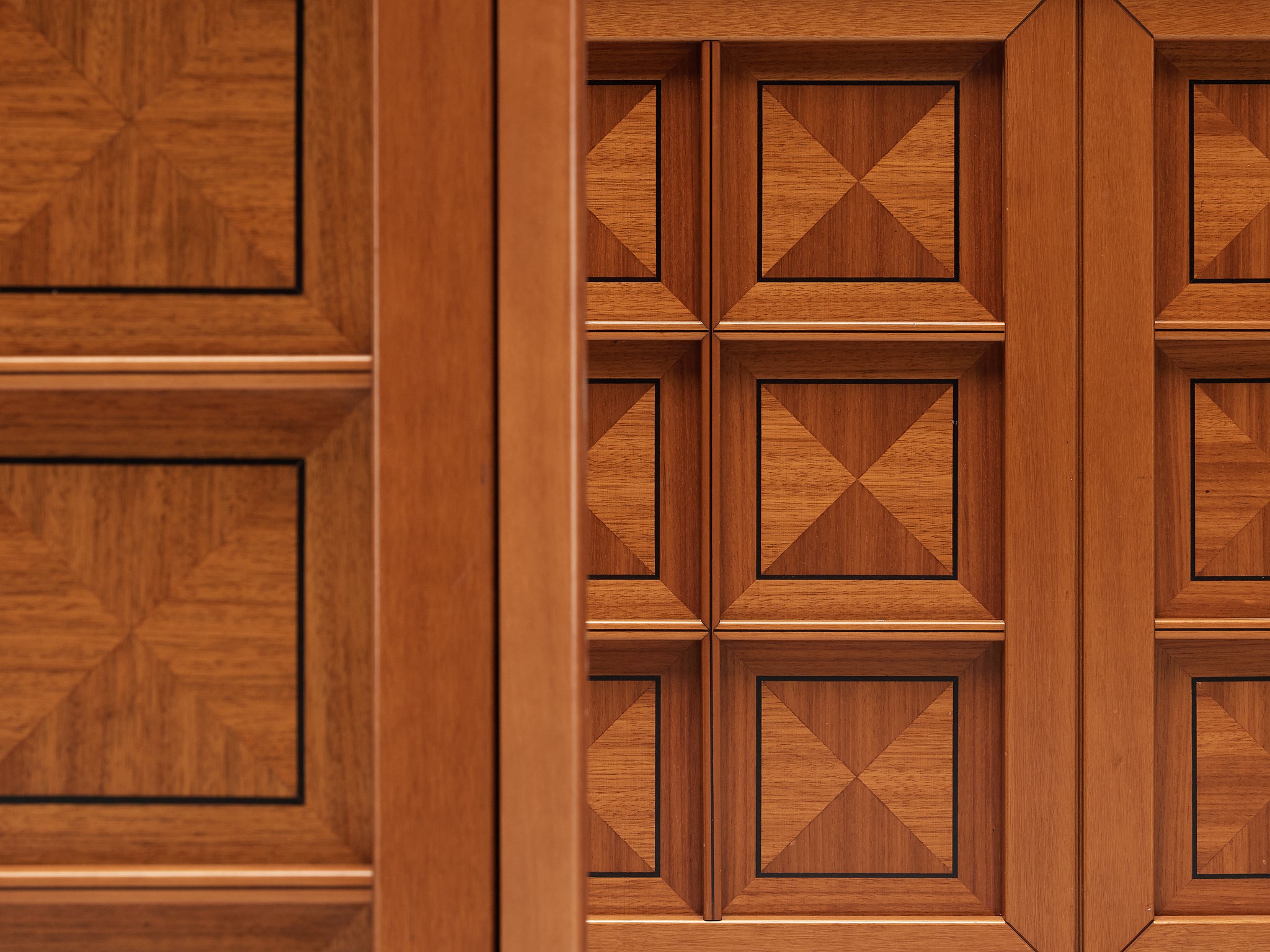 Italian Postmodern Sideboards with Geometric Front Case pieces and storage cabinets Morentz