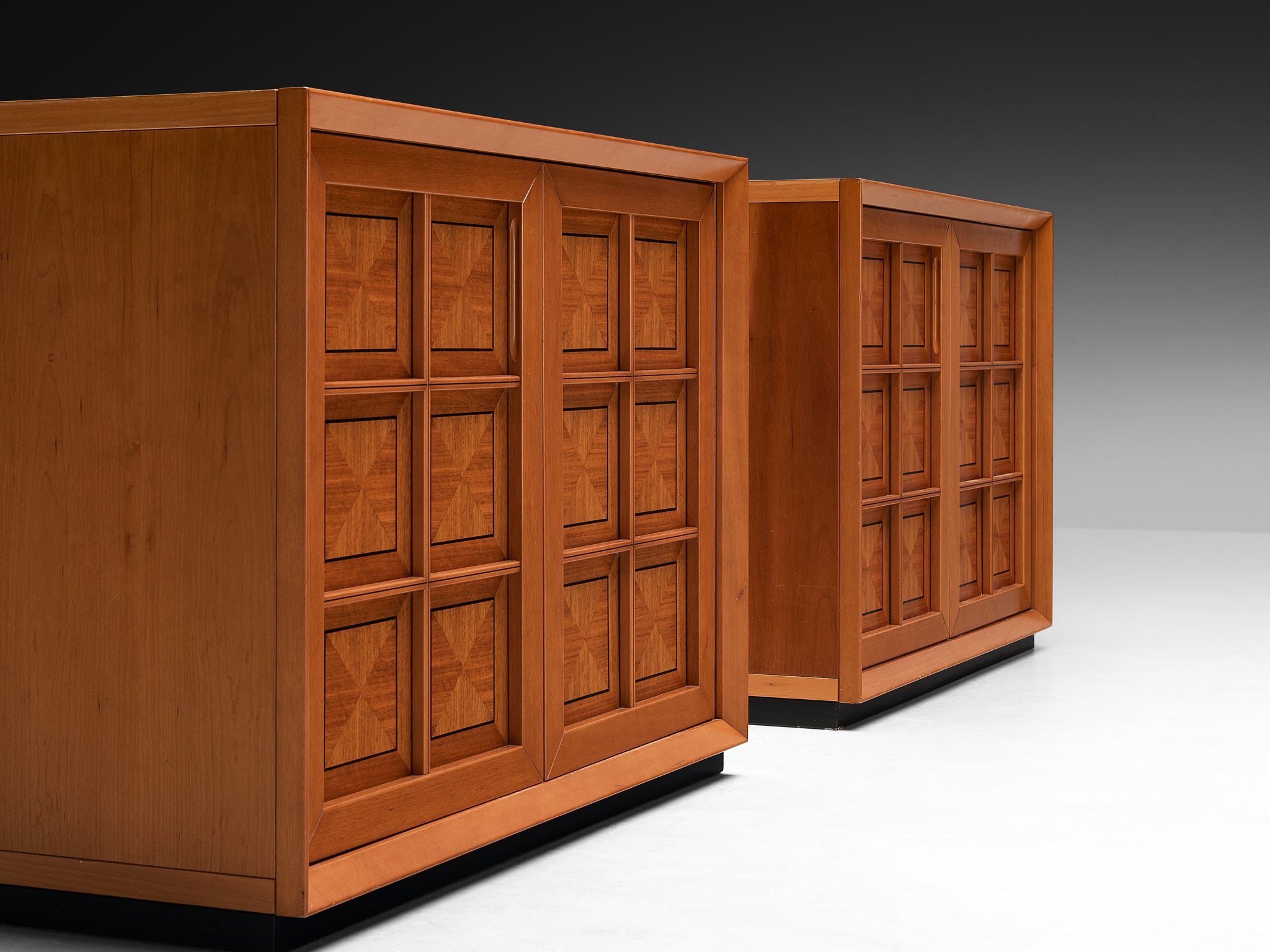 Italian Postmodern Sideboard with Geometric Front