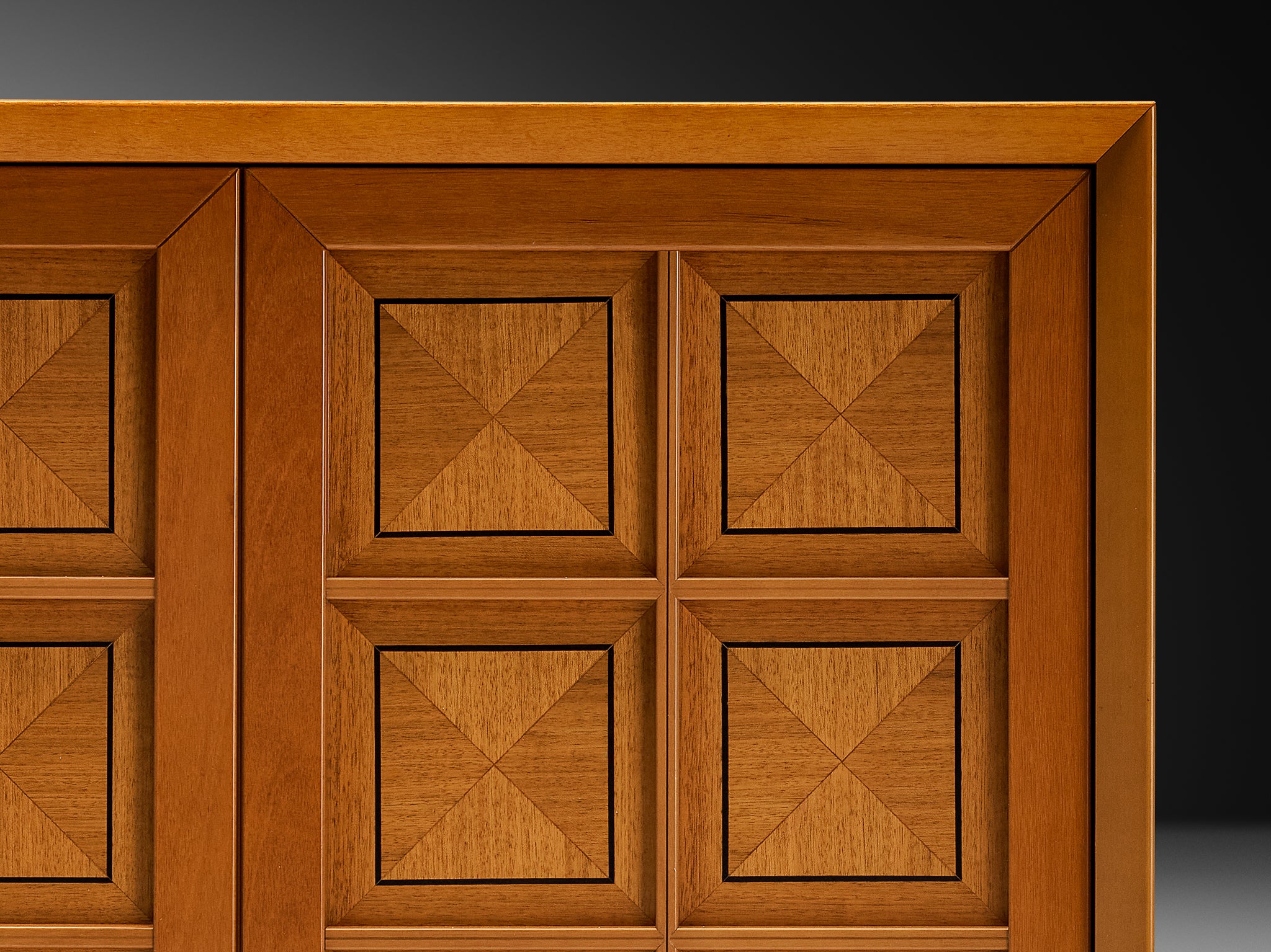 Italian Postmodern Sideboard with Geometric Front Case pieces and storage cabinets Morentz