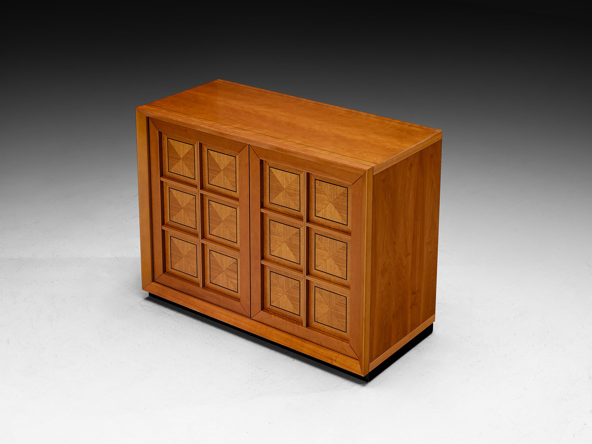 Italian Postmodern Sideboard with Geometric Front Case pieces and storage cabinets Morentz