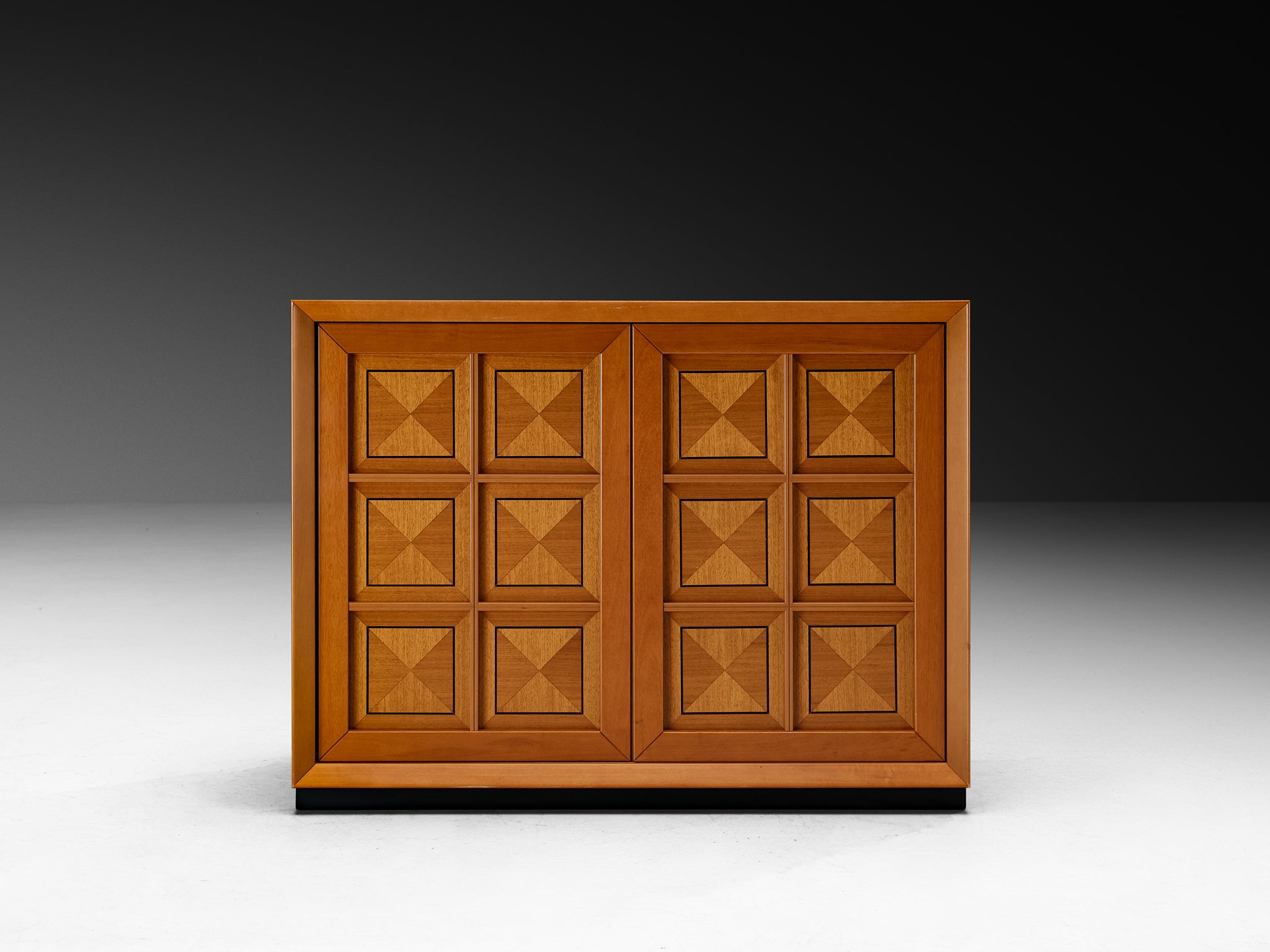 Italian Postmodern Sideboard with Geometric Front Case pieces and storage cabinets Morentz