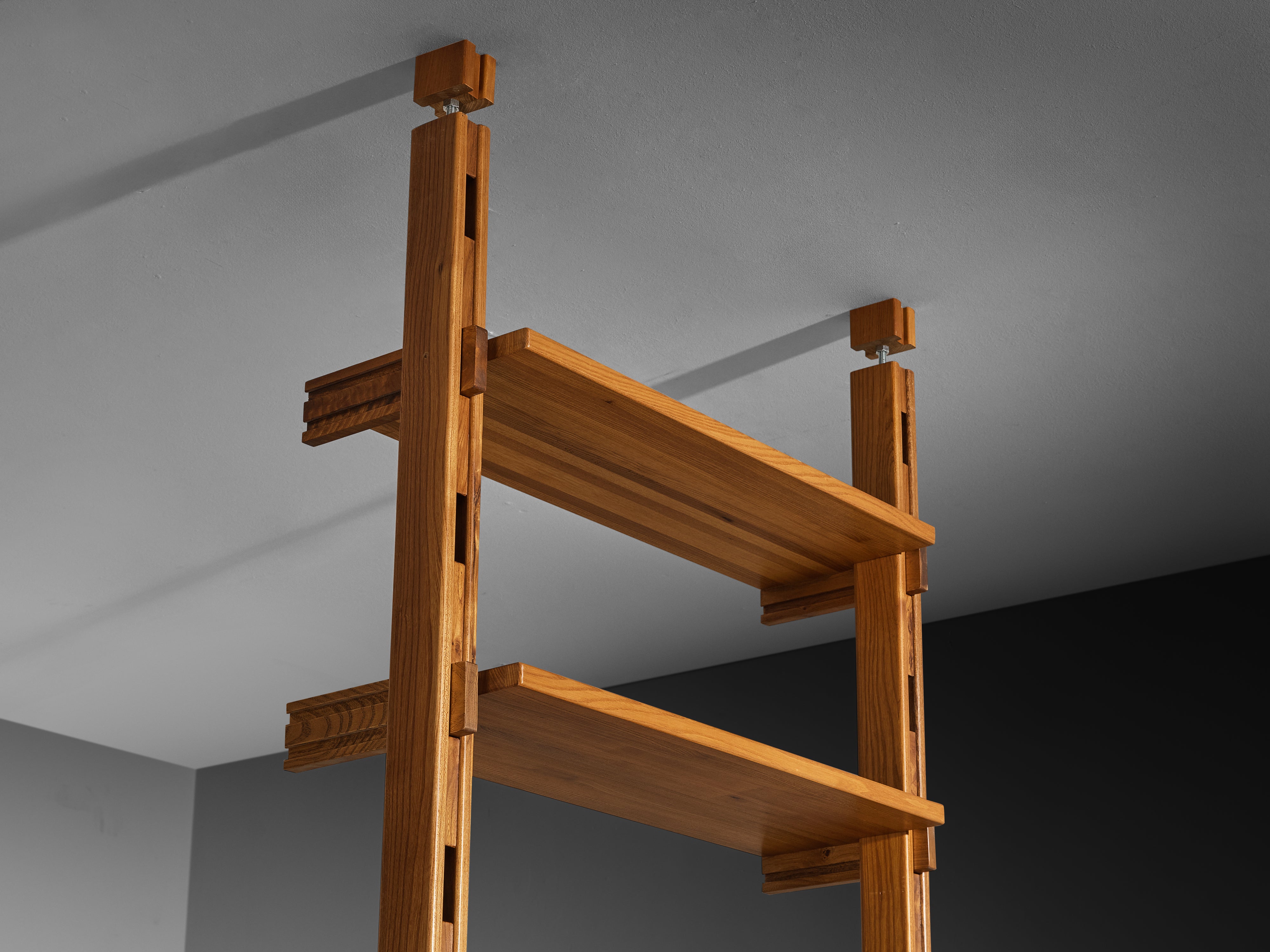 Galerie L'Orme Modular Wall Unit in Solid Elm Case pieces and storage cabinets Morentz