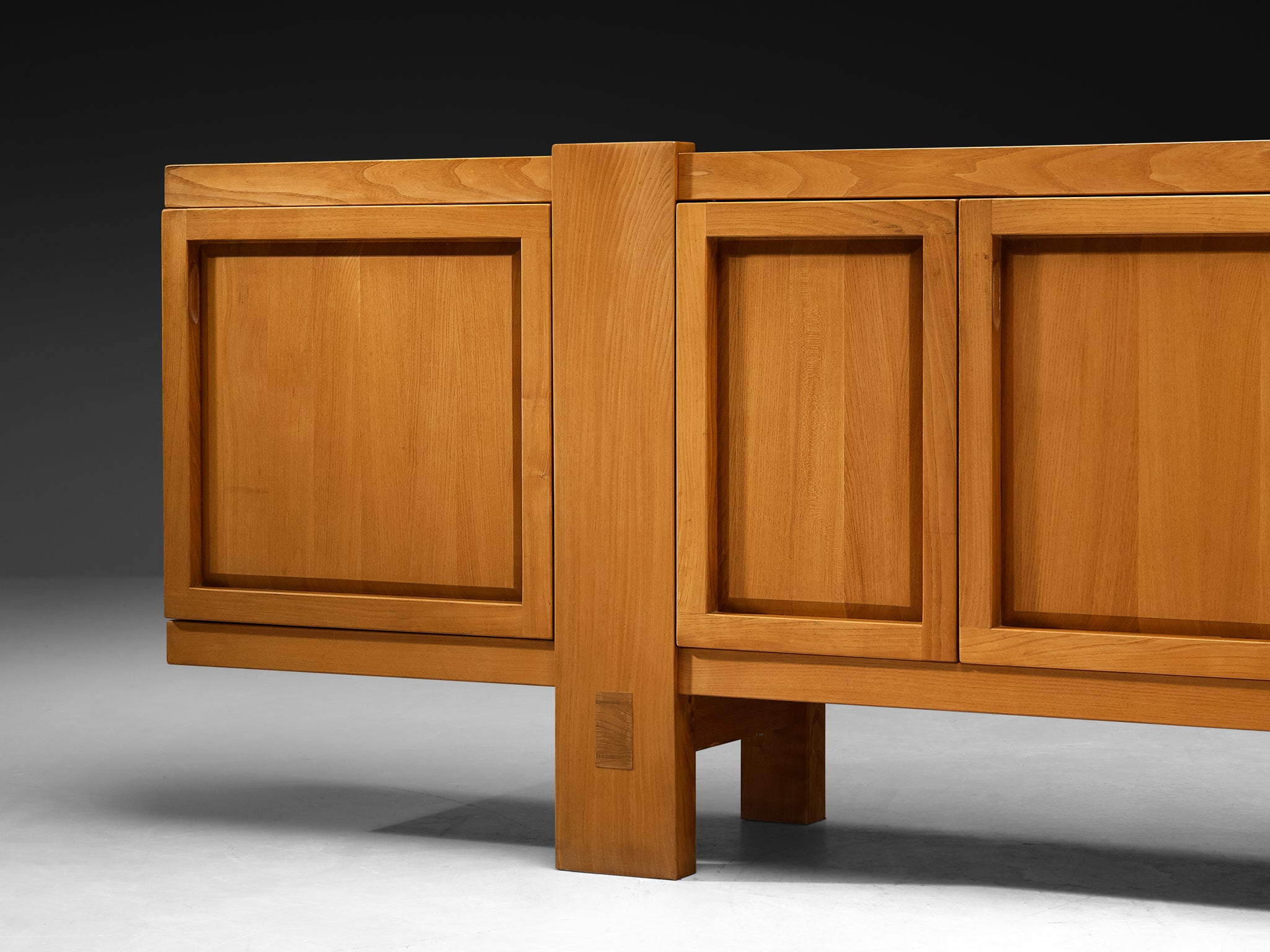 【chimo】 Early Pierre Chapo Sideboard 'R16' in Solid Elm