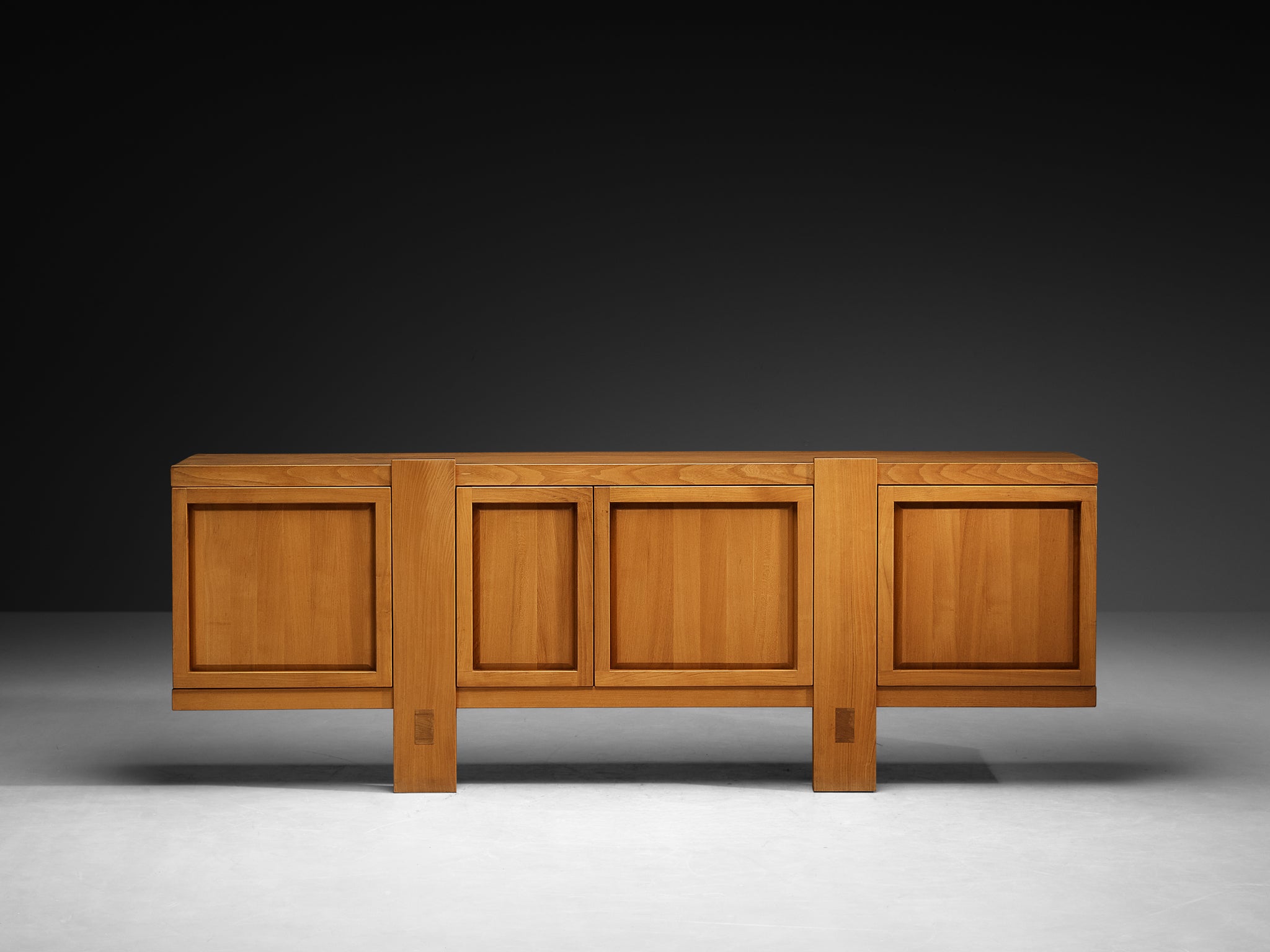 Early Pierre Chapo Sideboard 'R16' in Solid Elm Case pieces and storage cabinets Morentz