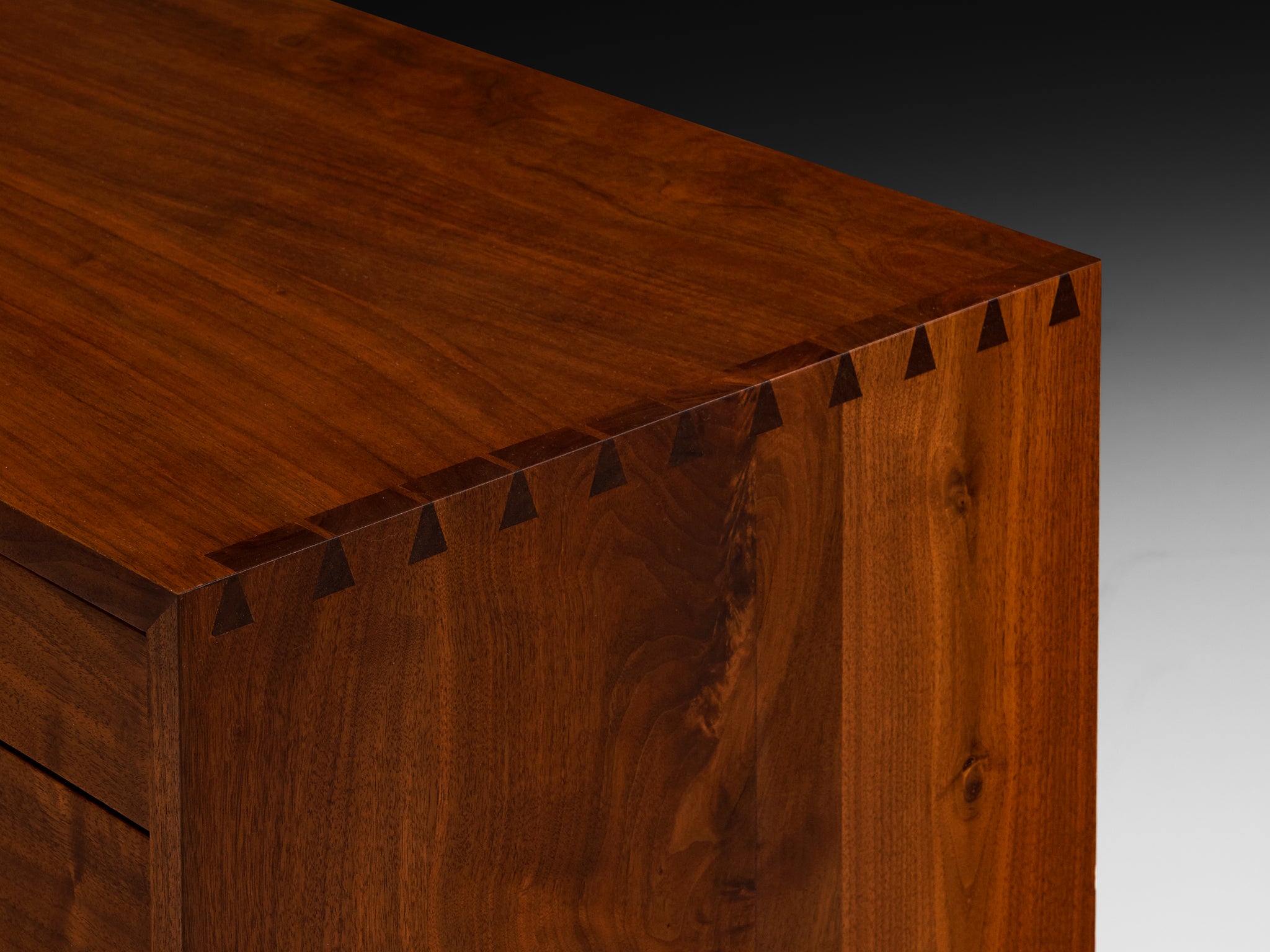 George Nakashima for George Nakashima Studio Double Chest of Drawers in Walnut Case pieces and storage cabinets Morentz