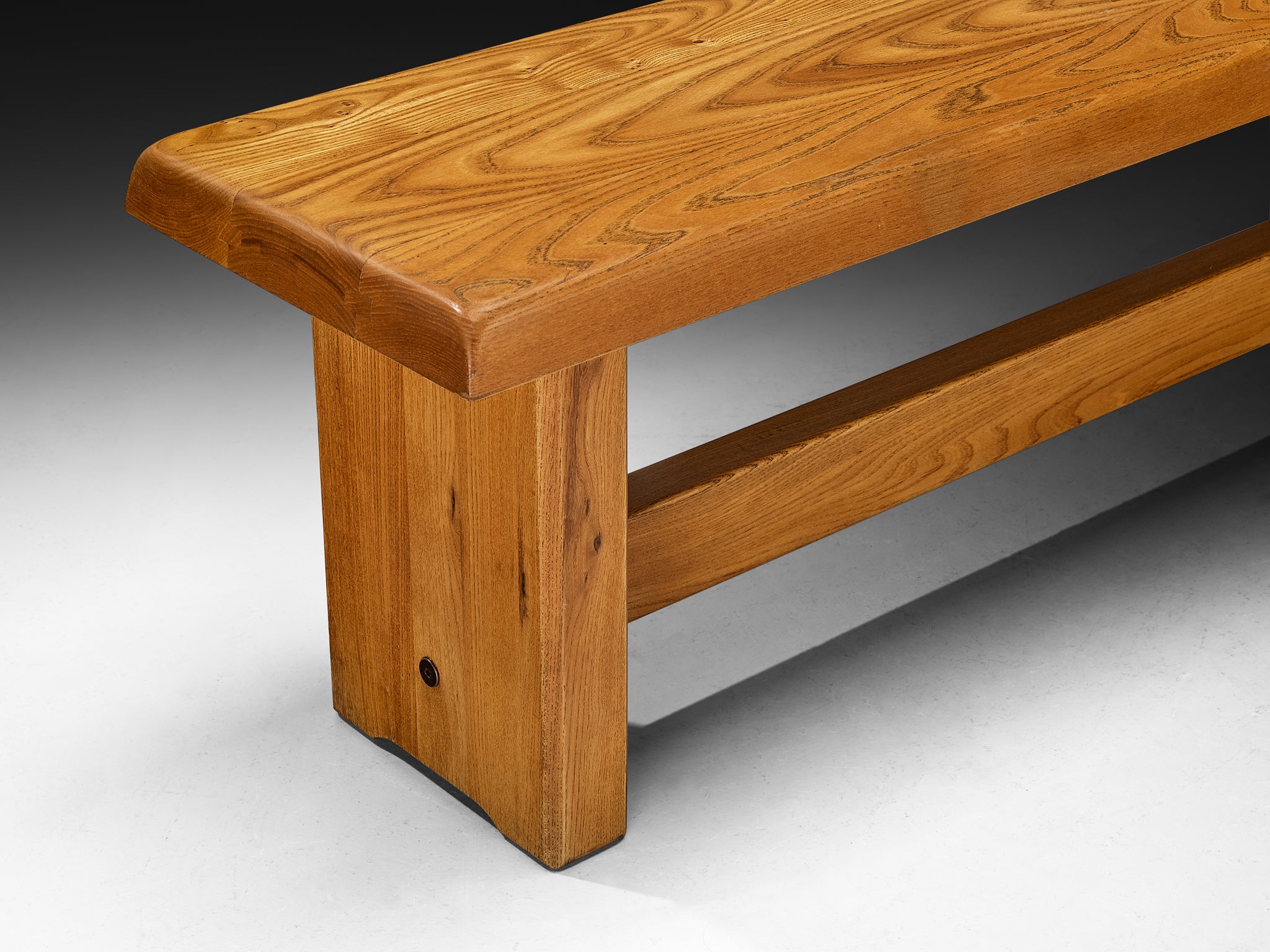Pierre Chapo 'S14B' Bench in Solid Elm Seating Morentz