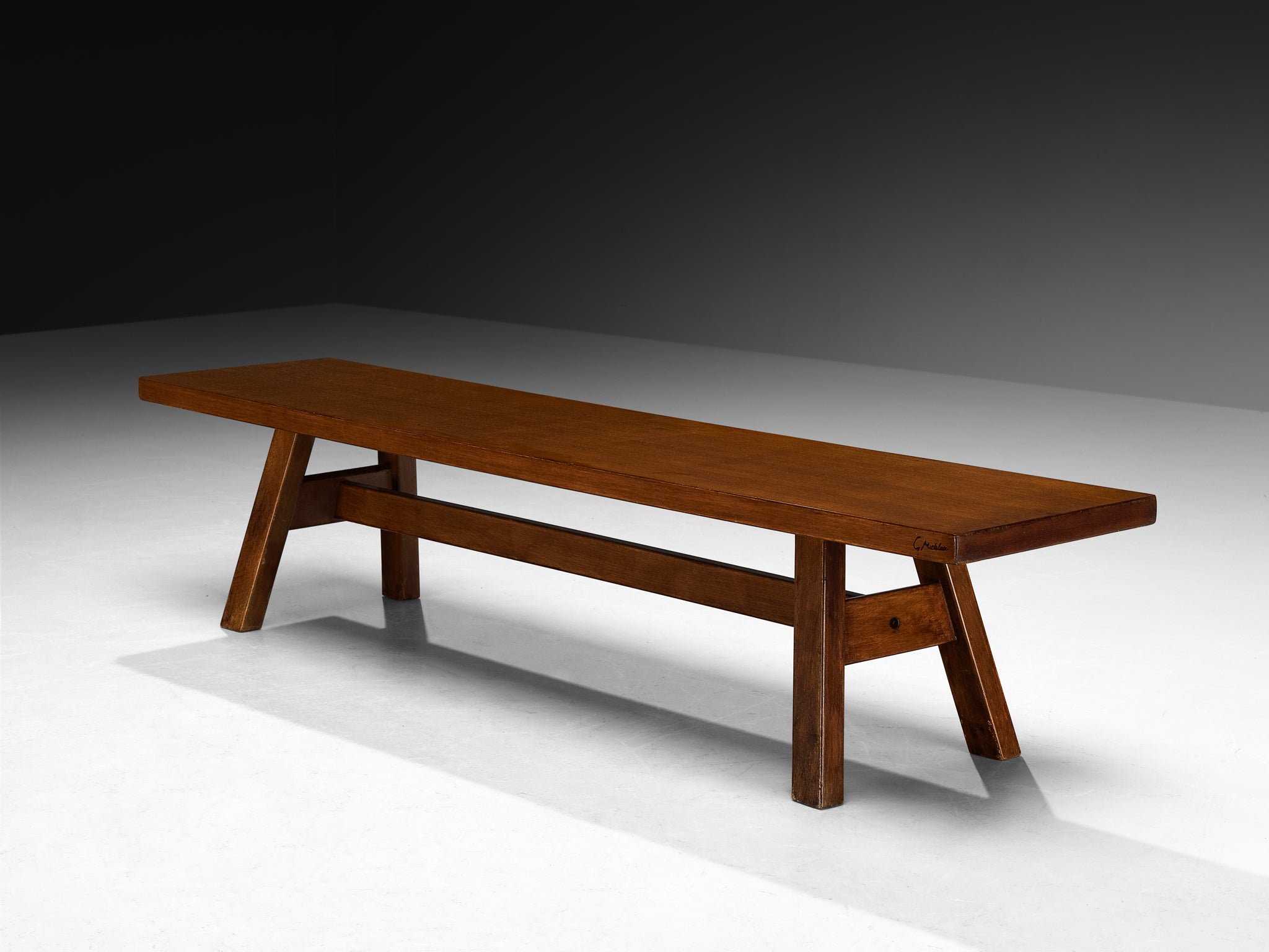Giovanni Michelucci 'Torbecchia' Benches in Walnut Seating Morentz