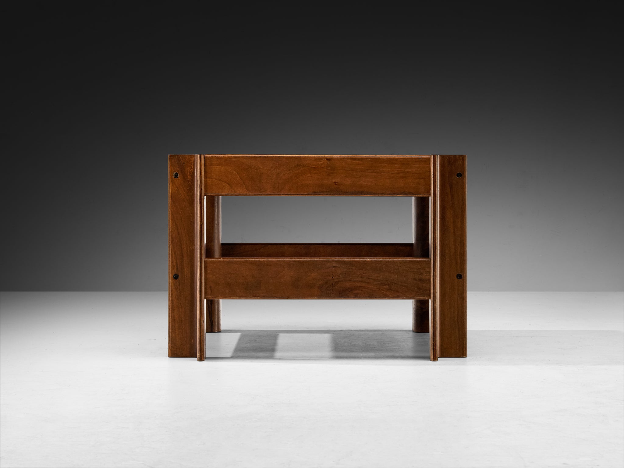 Sergio Asti for Poltronova 'Zelda' Coffee Table in Walnut Tables Morentz