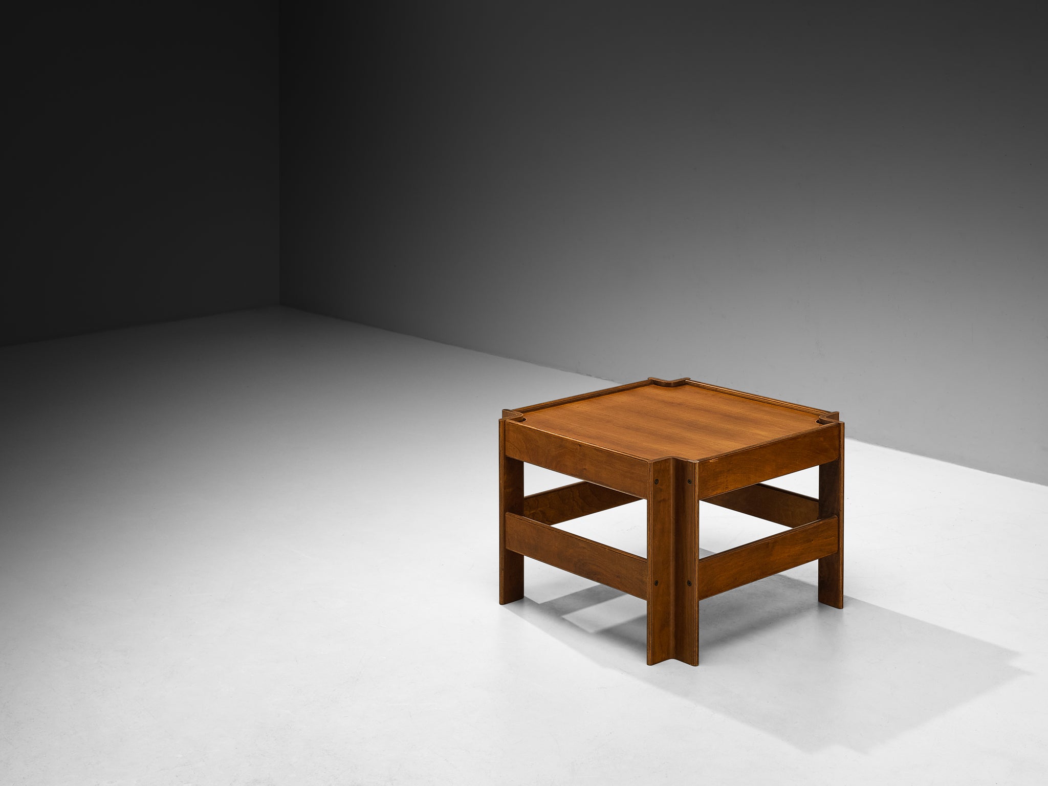 Sergio Asti for Poltronova 'Zelda' Coffee Table in Walnut Tables Morentz