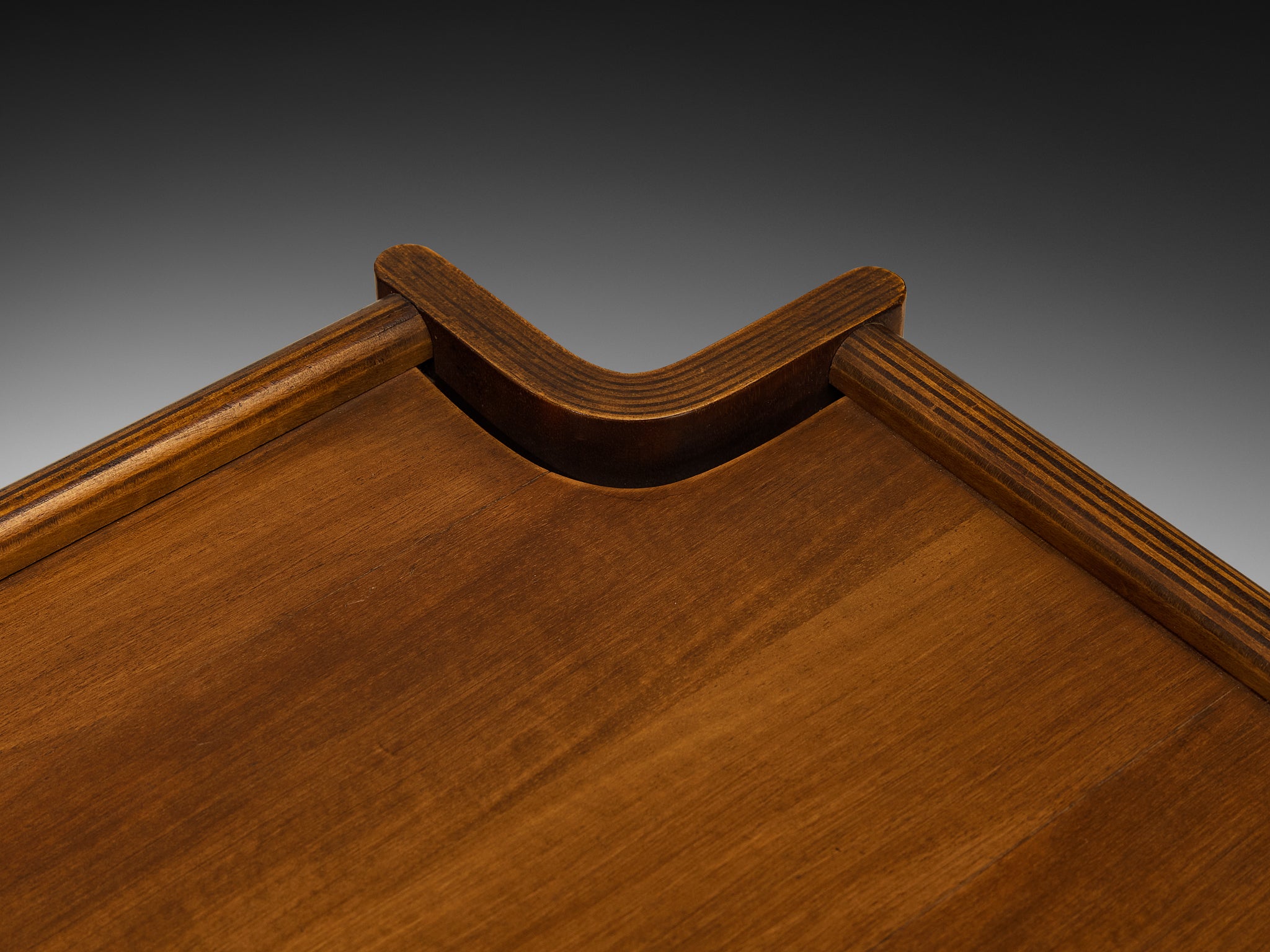 Sergio Asti for Poltronova 'Zelda' Coffee Table in Walnut Tables Morentz