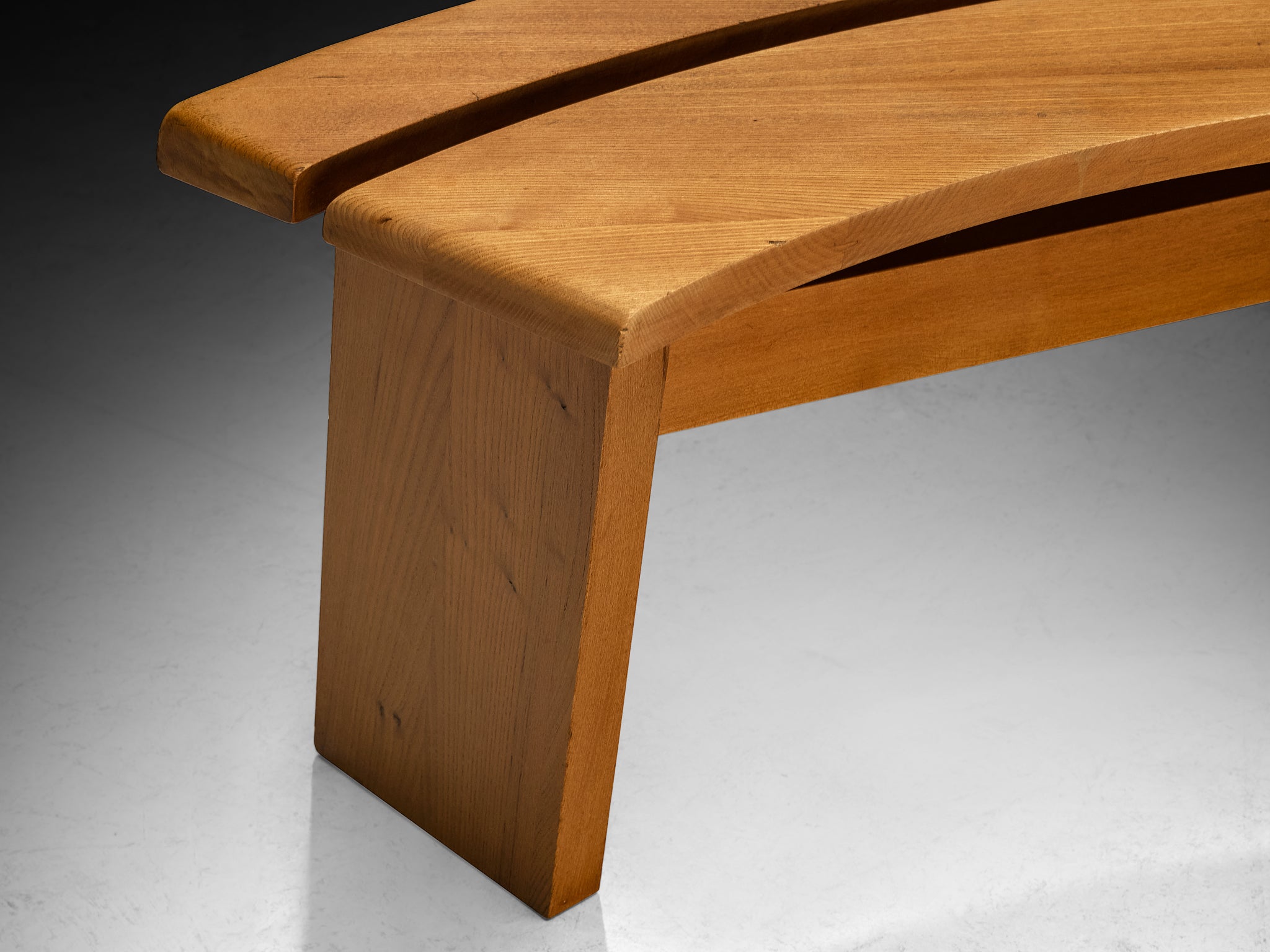 Pierre Chapo Early 'S38A' Benches in Solid Elm Seating Morentz