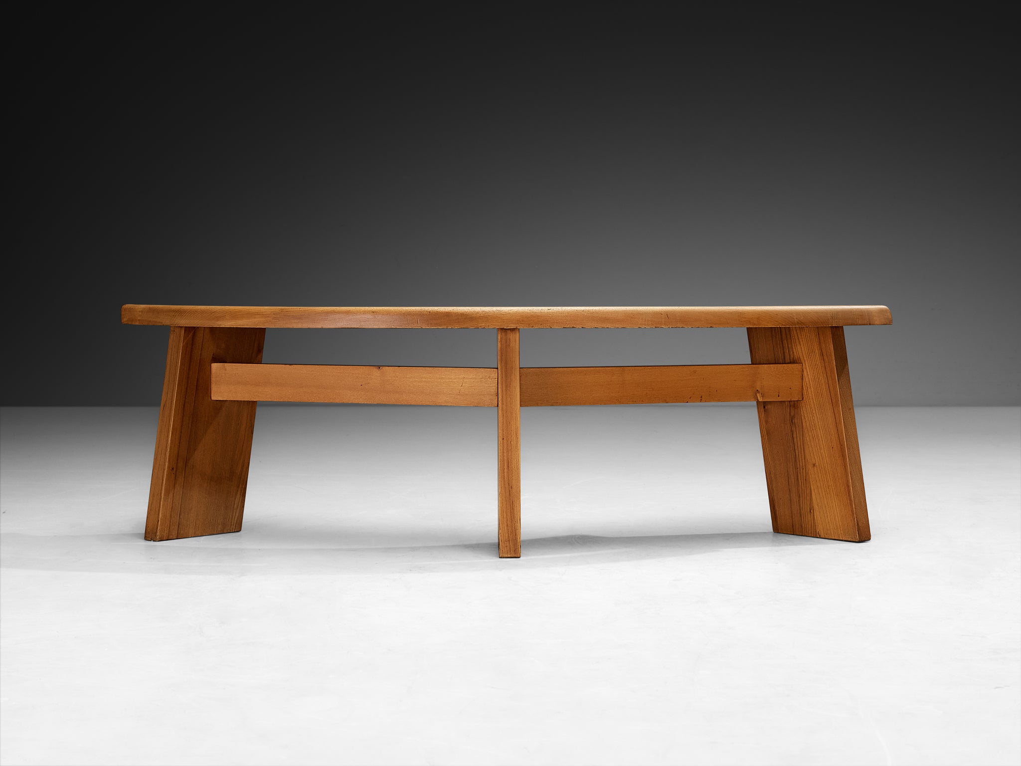 Pierre Chapo Early 'S38A' Benches in Solid Elm Seating Morentz