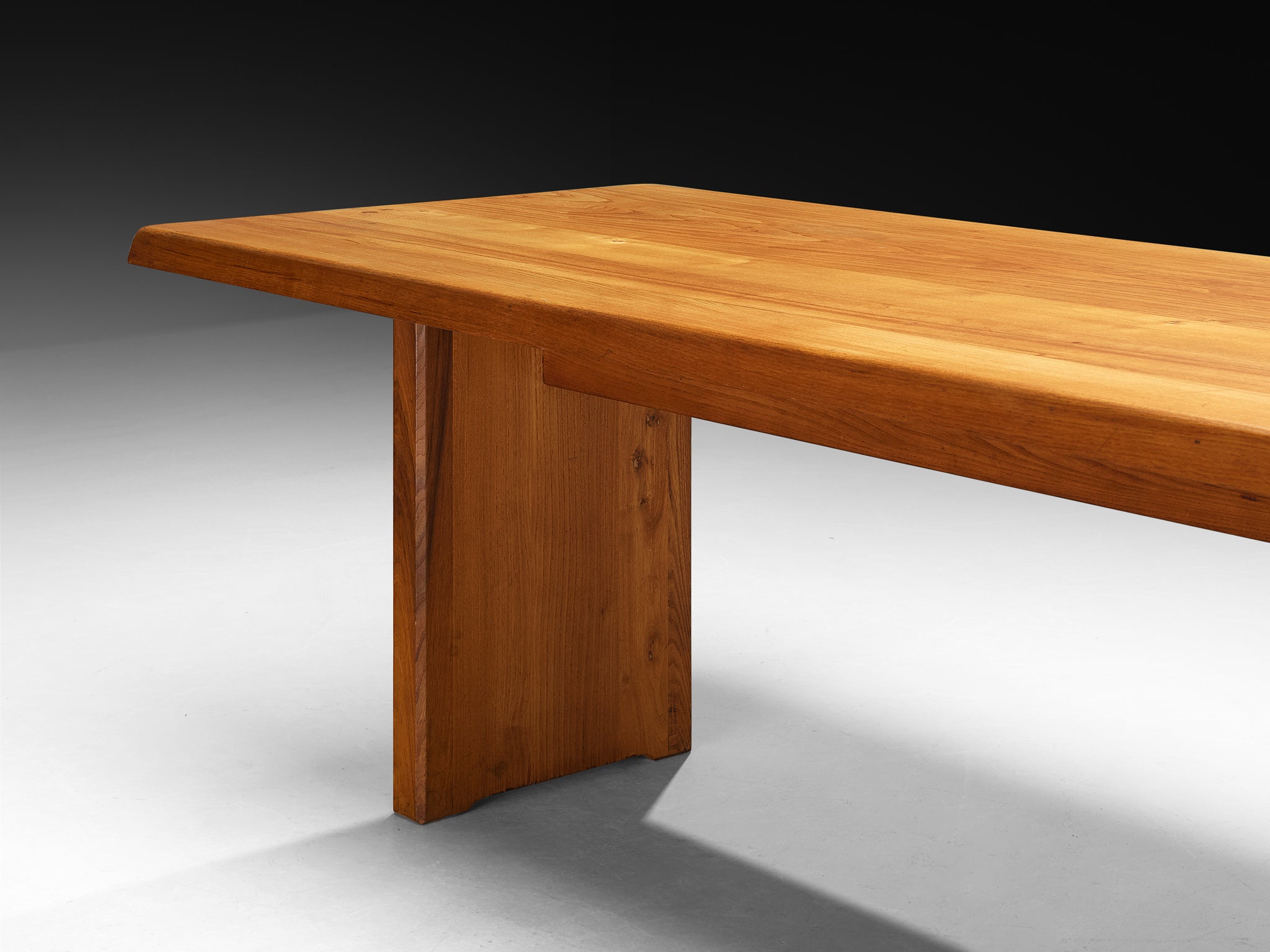 Pierre Chapo Dining Set with 'T14D' Table, 'S14B' Bench and 'S24' Chairs Tables Morentz