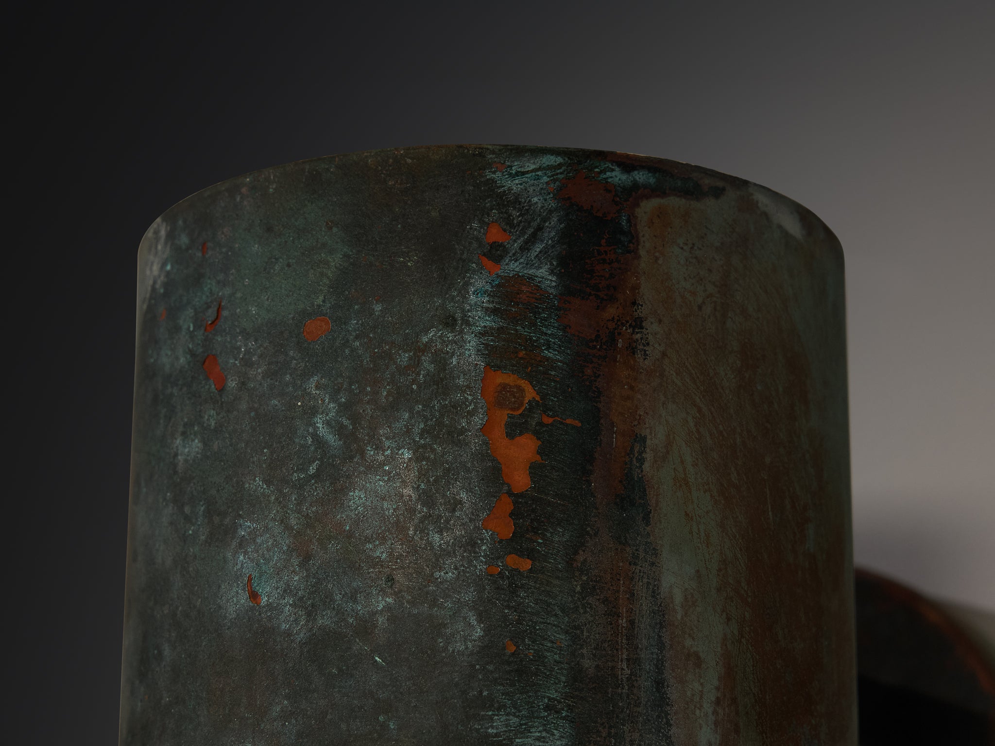 Hans-Agne Jakobsson ‘Rulle’ Wall Lights in Patinated Copper Lighting Morentz