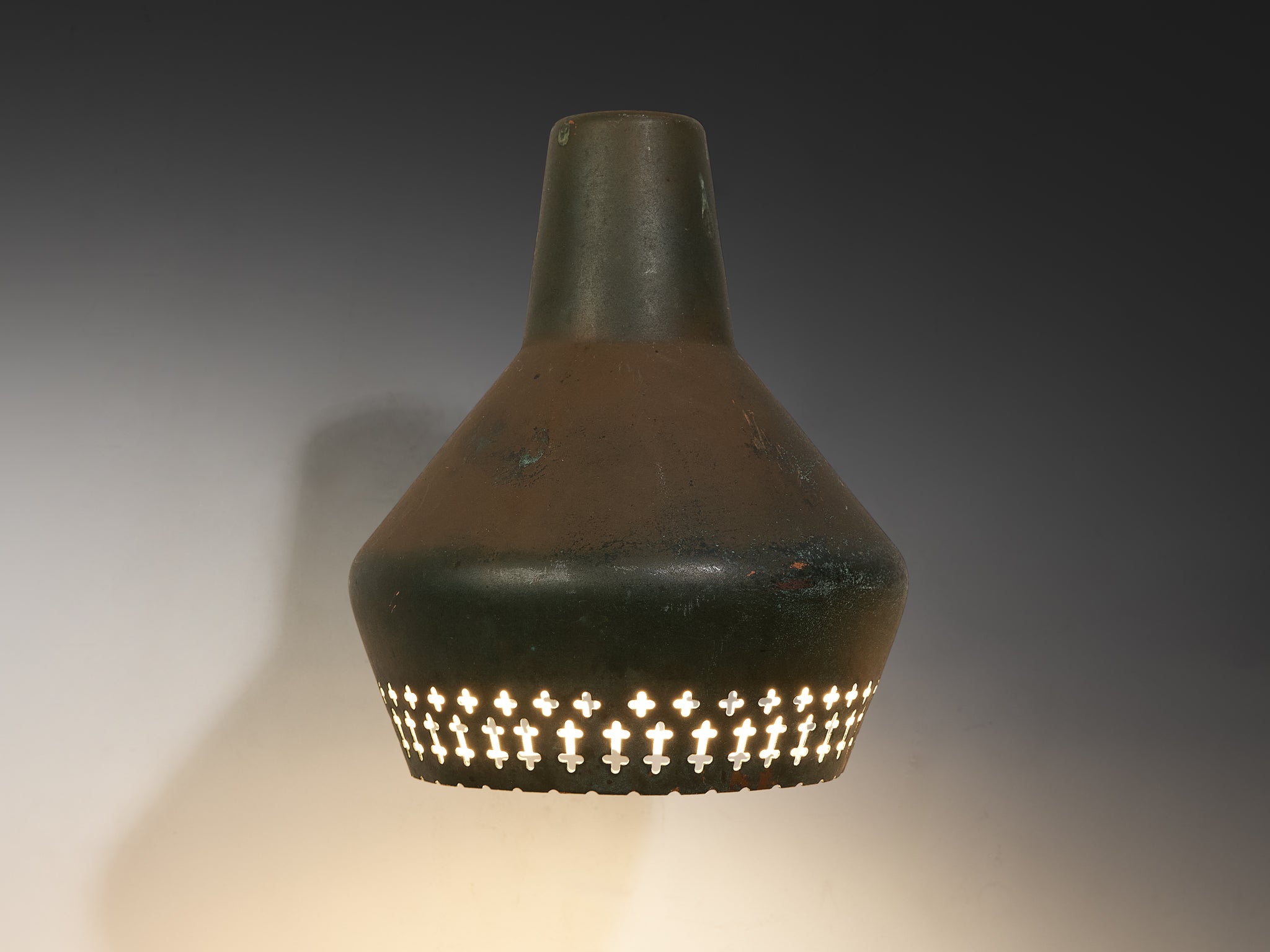 Hans Bergström for Ateljé Lyktan Wall Lights in Copper Lighting Morentz