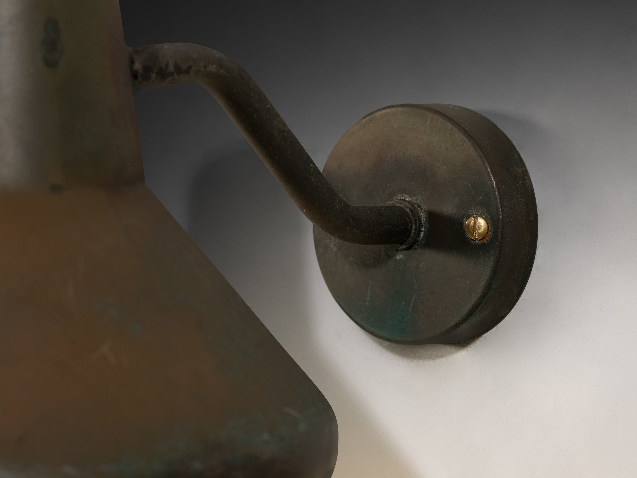 Hans Bergström for Ateljé Lyktan Wall Lights in Copper Lighting Morentz