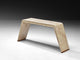 Valzania Italian Art Deco Console Table in Parchment Tables Morentz